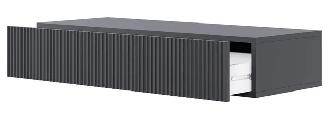 selsey-veldio-konsole-h-ngend-90-cm-mit-schublade-und-gefr-ster-front-schwarz image 1