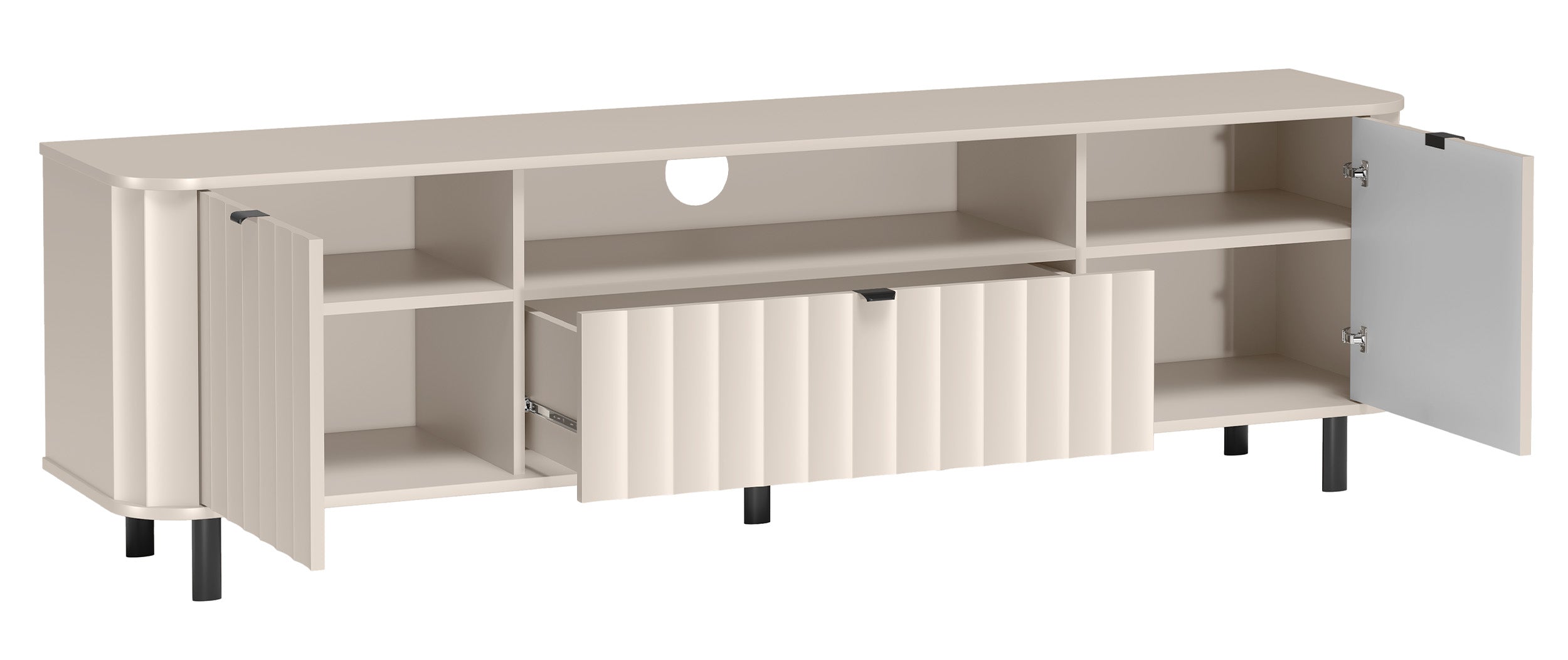 selsey-novado-tv-schrank-196-cm-kaschmir-mit-2-t-ren-schublade-und-fach-schwarze image 5