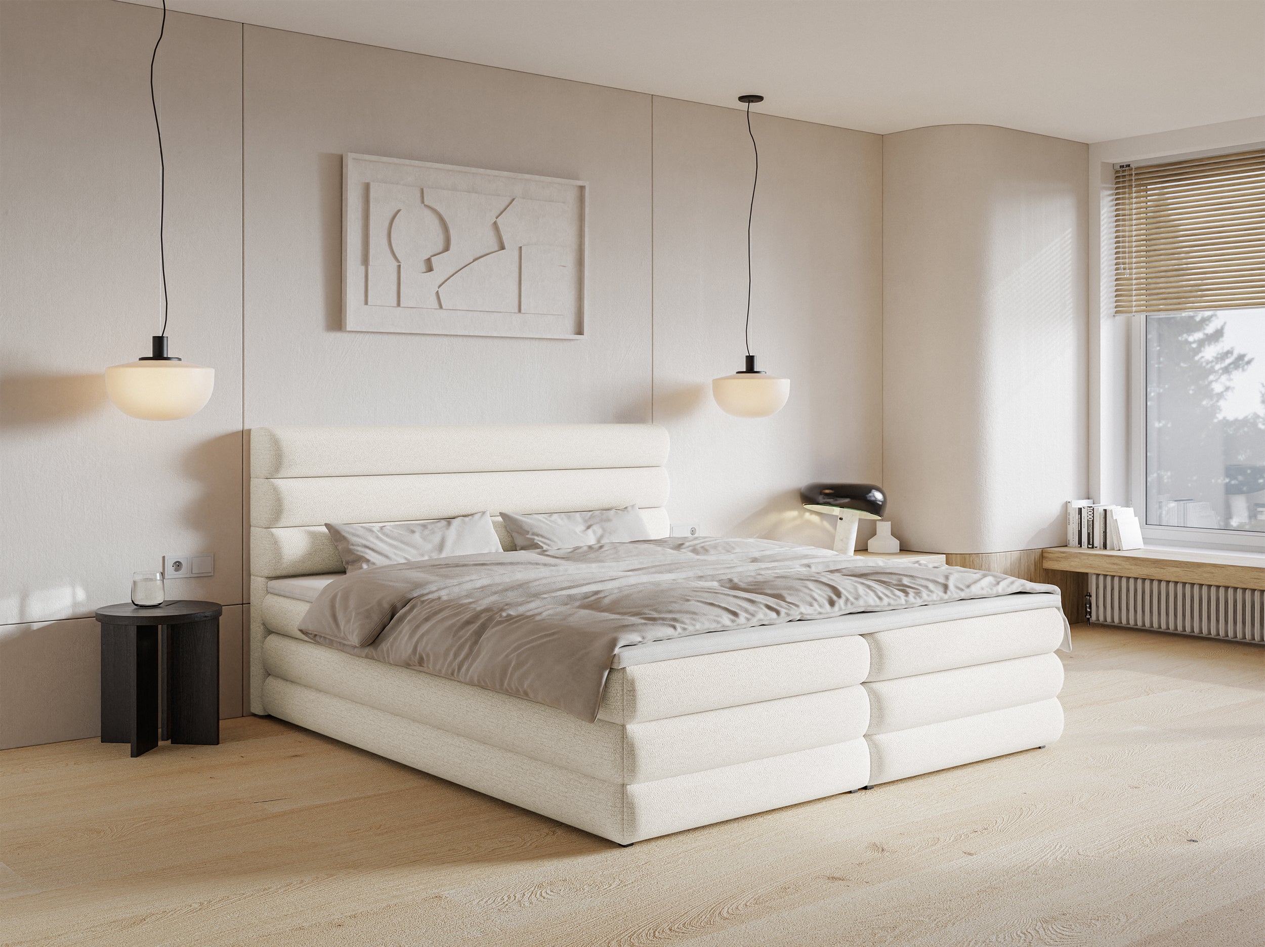 selsey-kontinentales-bett-alegre-140x200-cm-mit-topper-und-2-boxen-hellbeige-che image 2