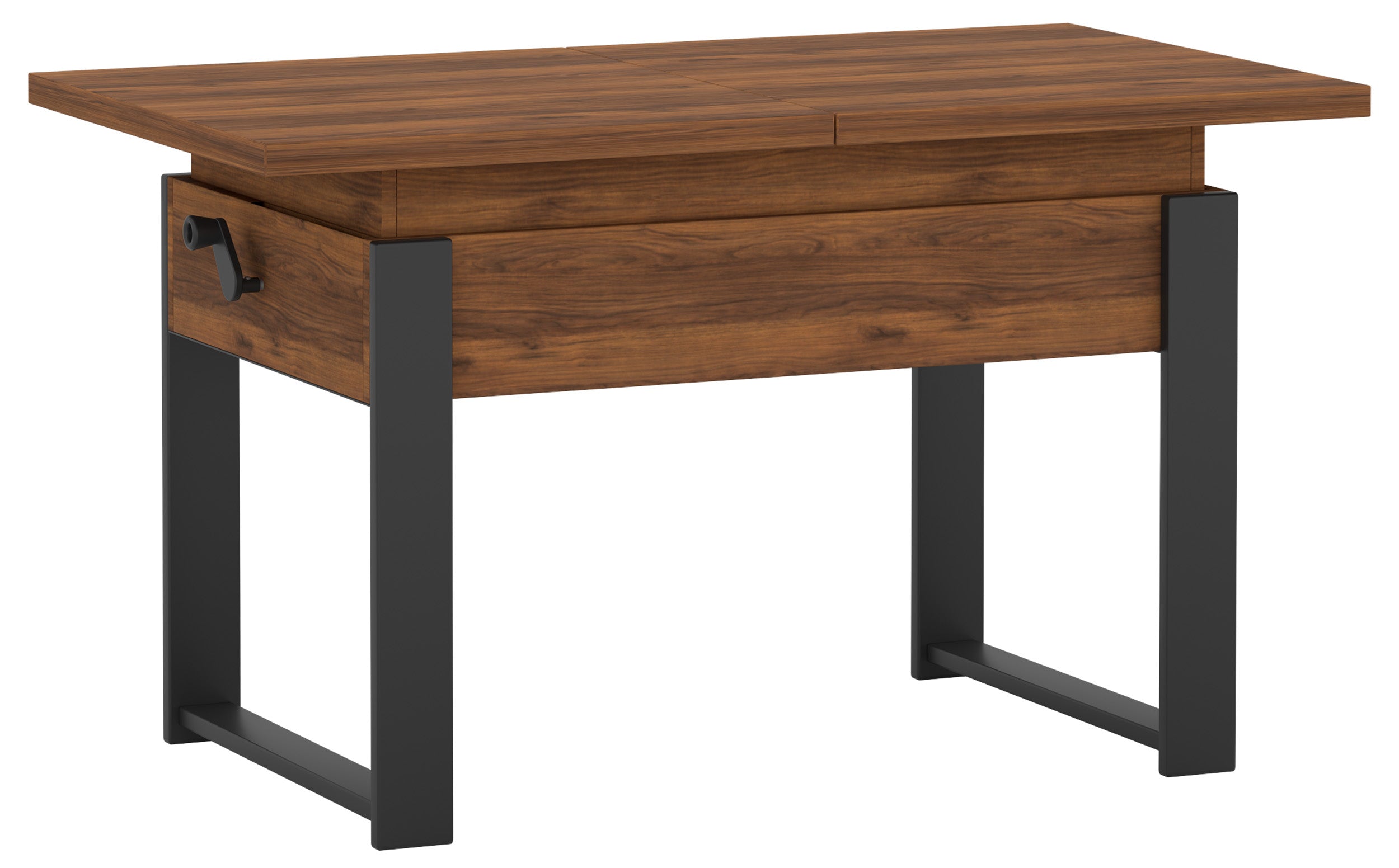 selsey-hugo-ausziehbarer-couchtisch-120-157-x67-cm-warmia-nussbaum-schwarz image 2