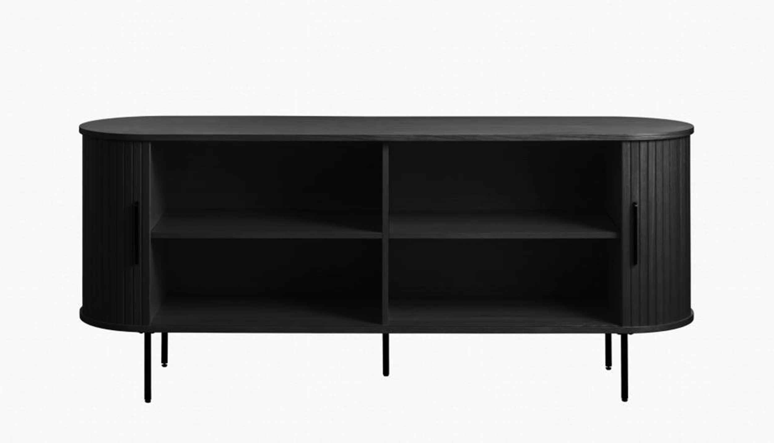 selsey-gativel-kommode-lamellen-180-cm-schwarze-eiche image 6