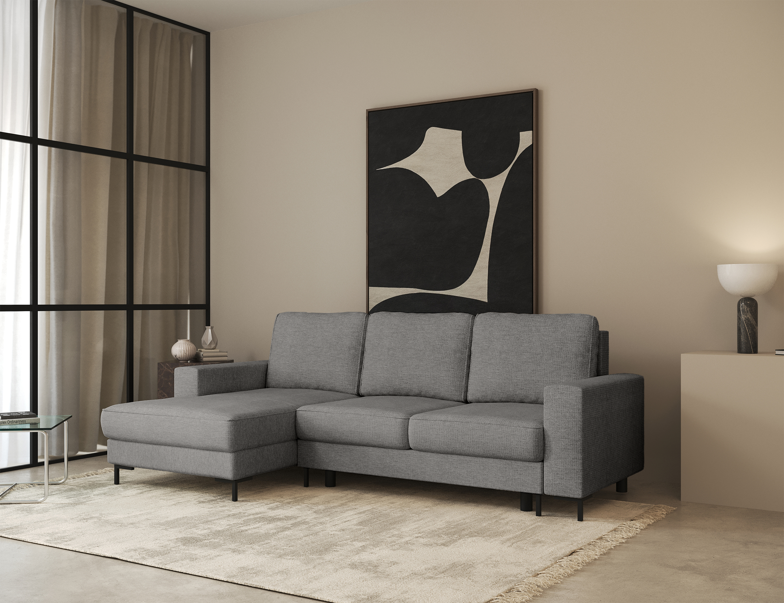 selsey-mokpeo-ecksofa-mit-schlaffunktion-l-f-rmig-linksseitig-grauer-chenille-mi image 2