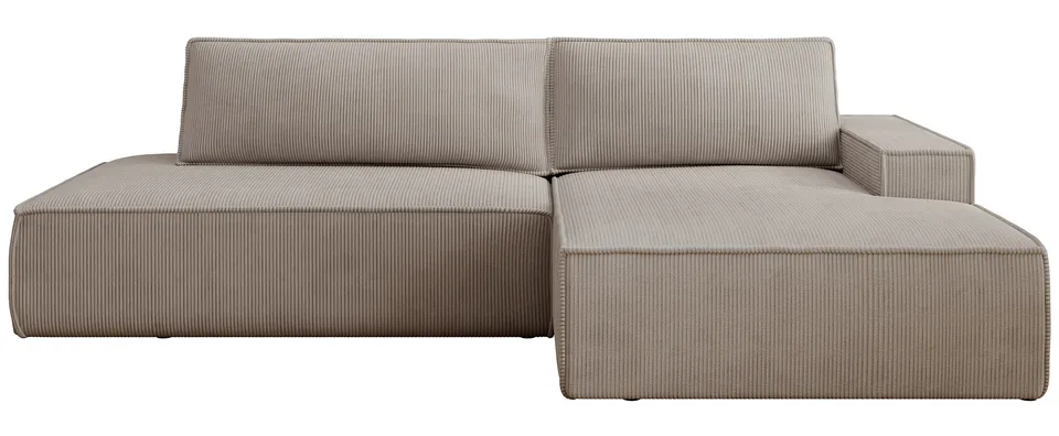 selsey-felicjo-ecksofa-mit-schlaffunktion-l-form-rechts-mit-stauraum-beige-cords image 1
