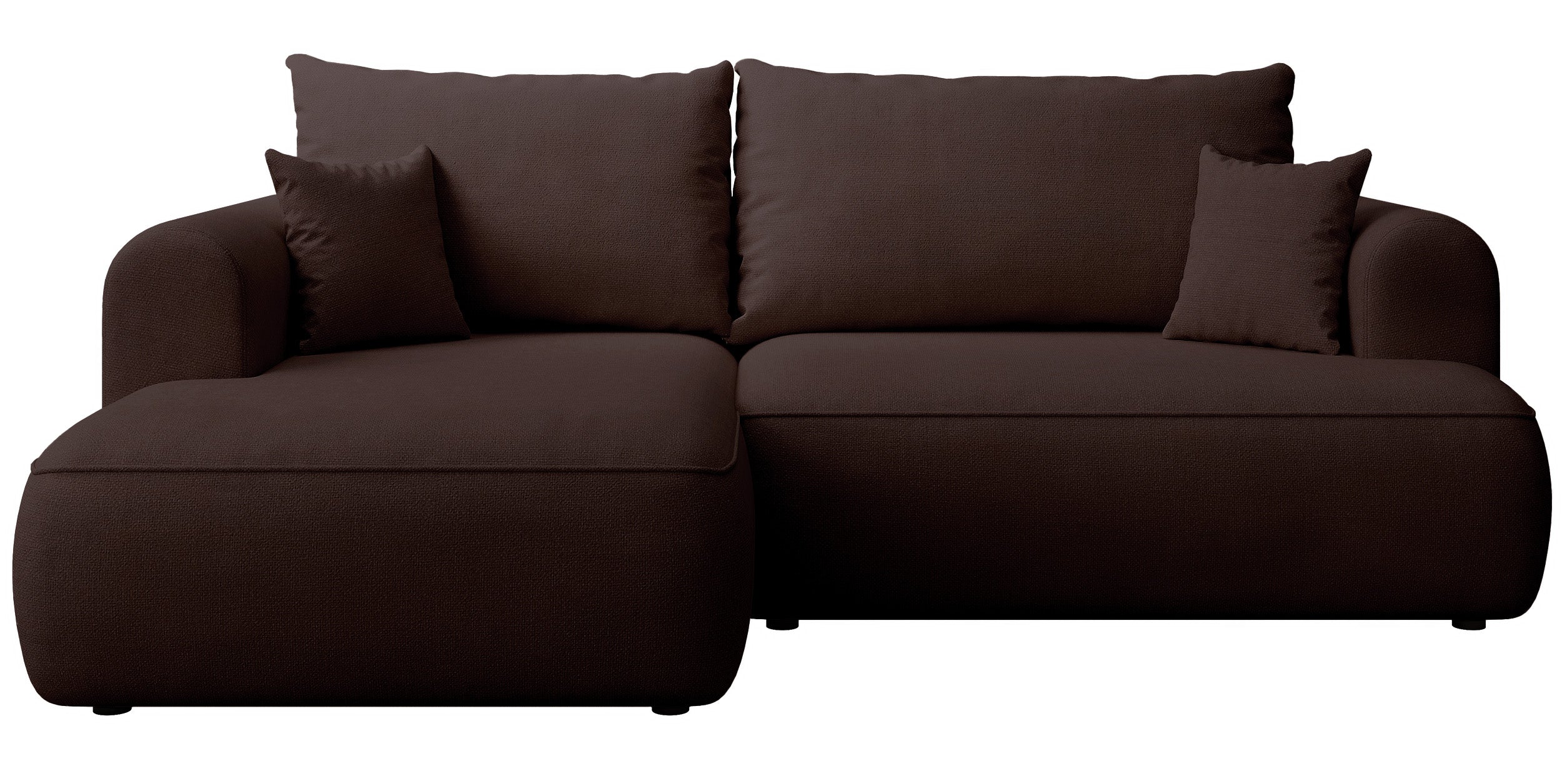 selsey-ovo-mini-ecksofa-mit-schlaffunktion-linksseitig-l-form-brauner-chenille image 1