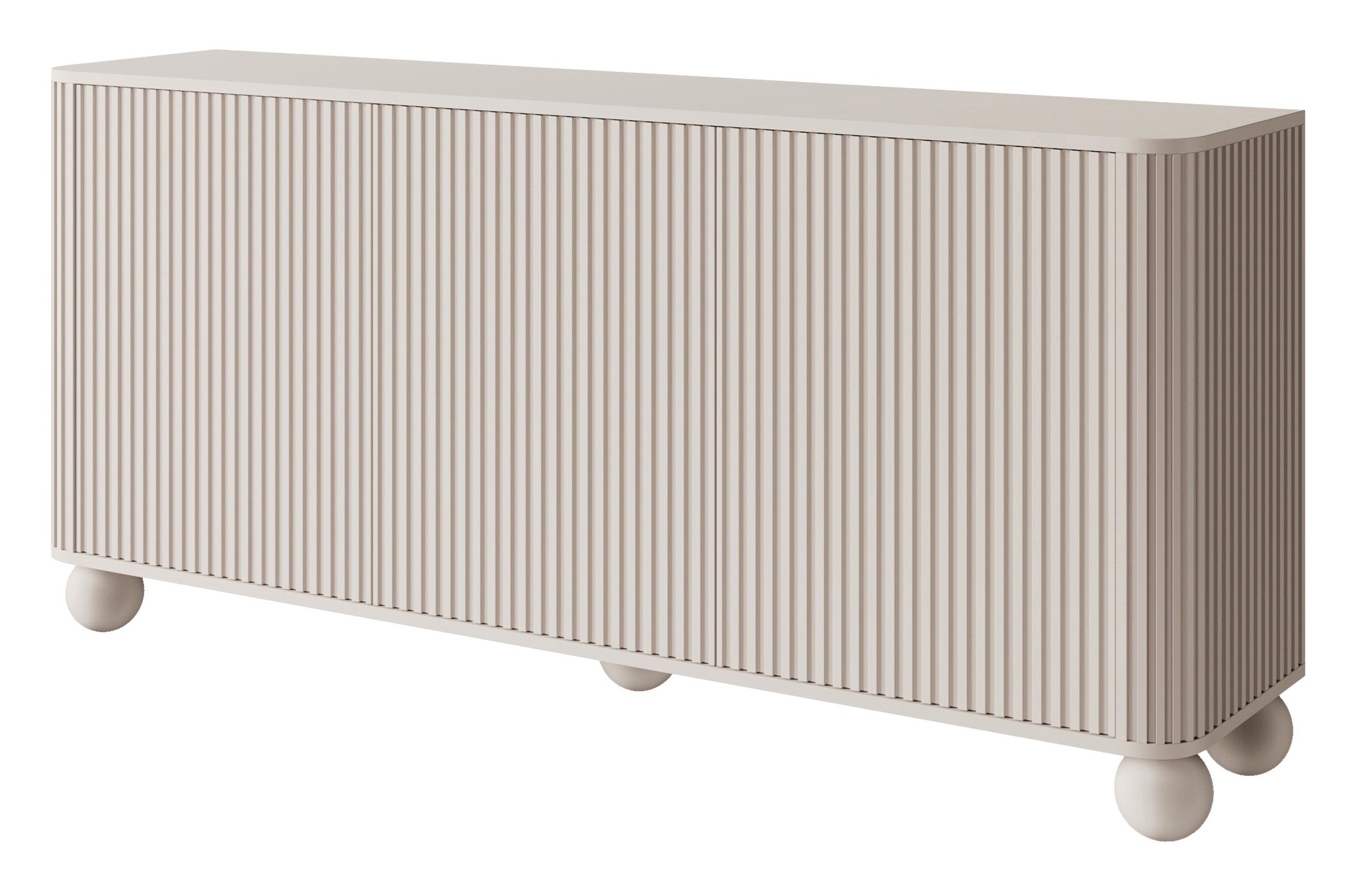 selsey-arvello-kommode-dreit-rig-163-cm-sandbeige-mit-fr-sungen-kugelbeine image 1