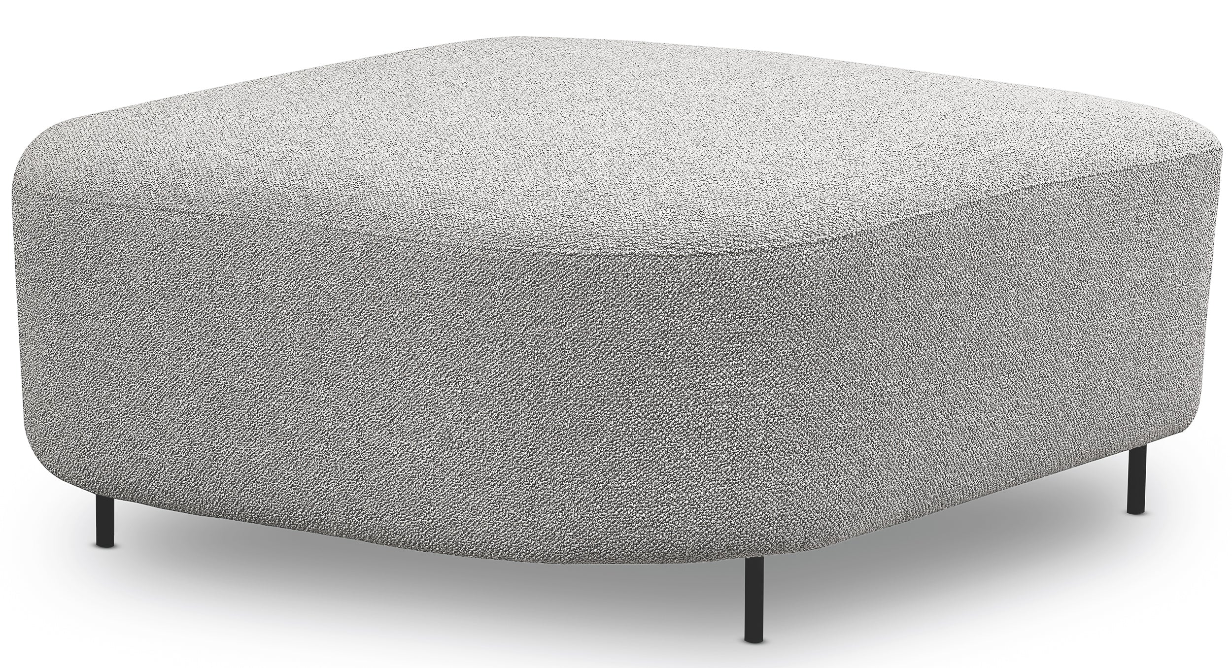 selsey-lanomi-ecksofa-l-form-links-modular-hellgrauer-boucl-mit-pouf image 5