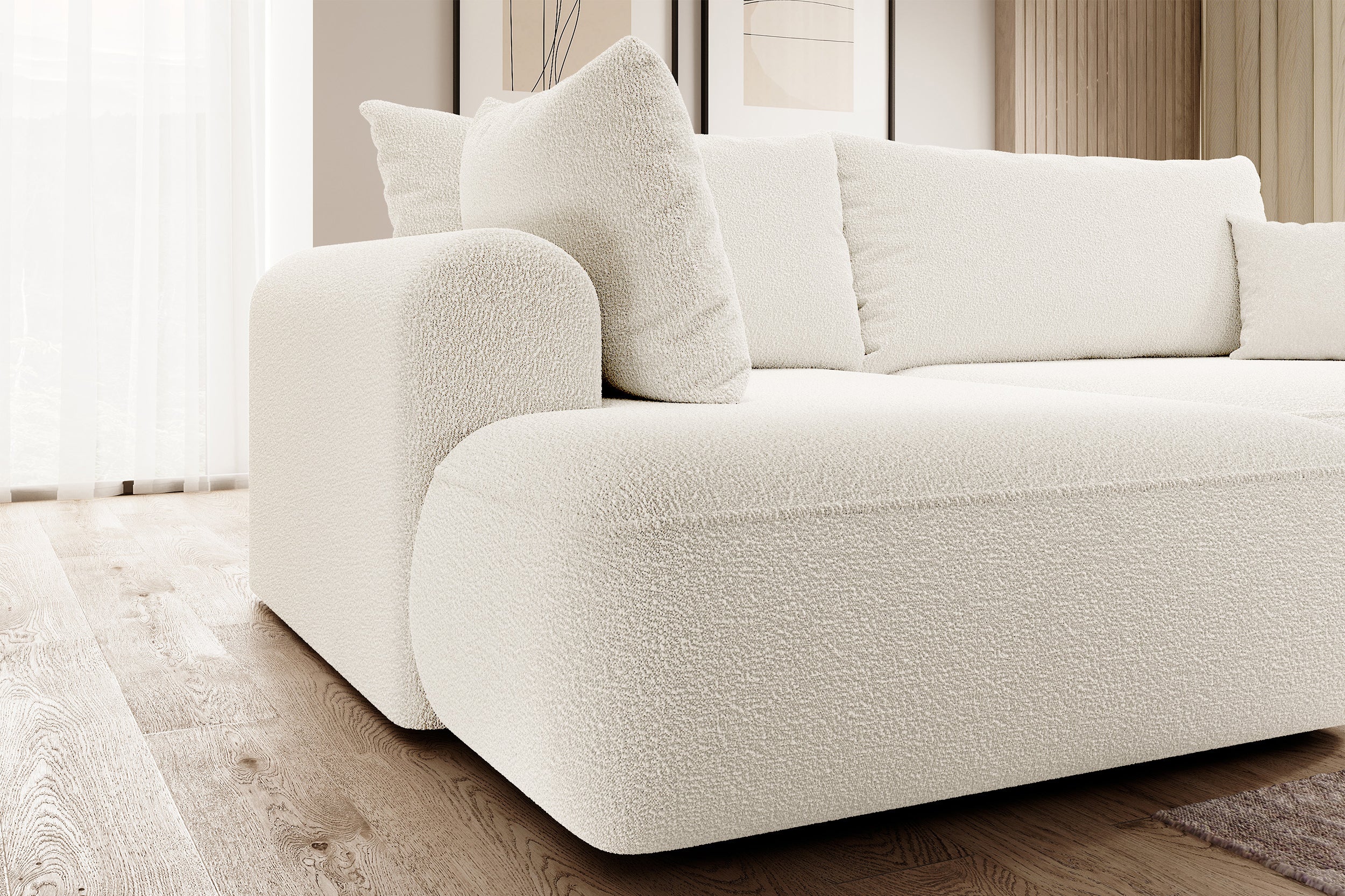 selsey-ovo-ecksofa-mit-schlaffunktion-l-form-links-cremefarbener-boucl-mit-armle image 3