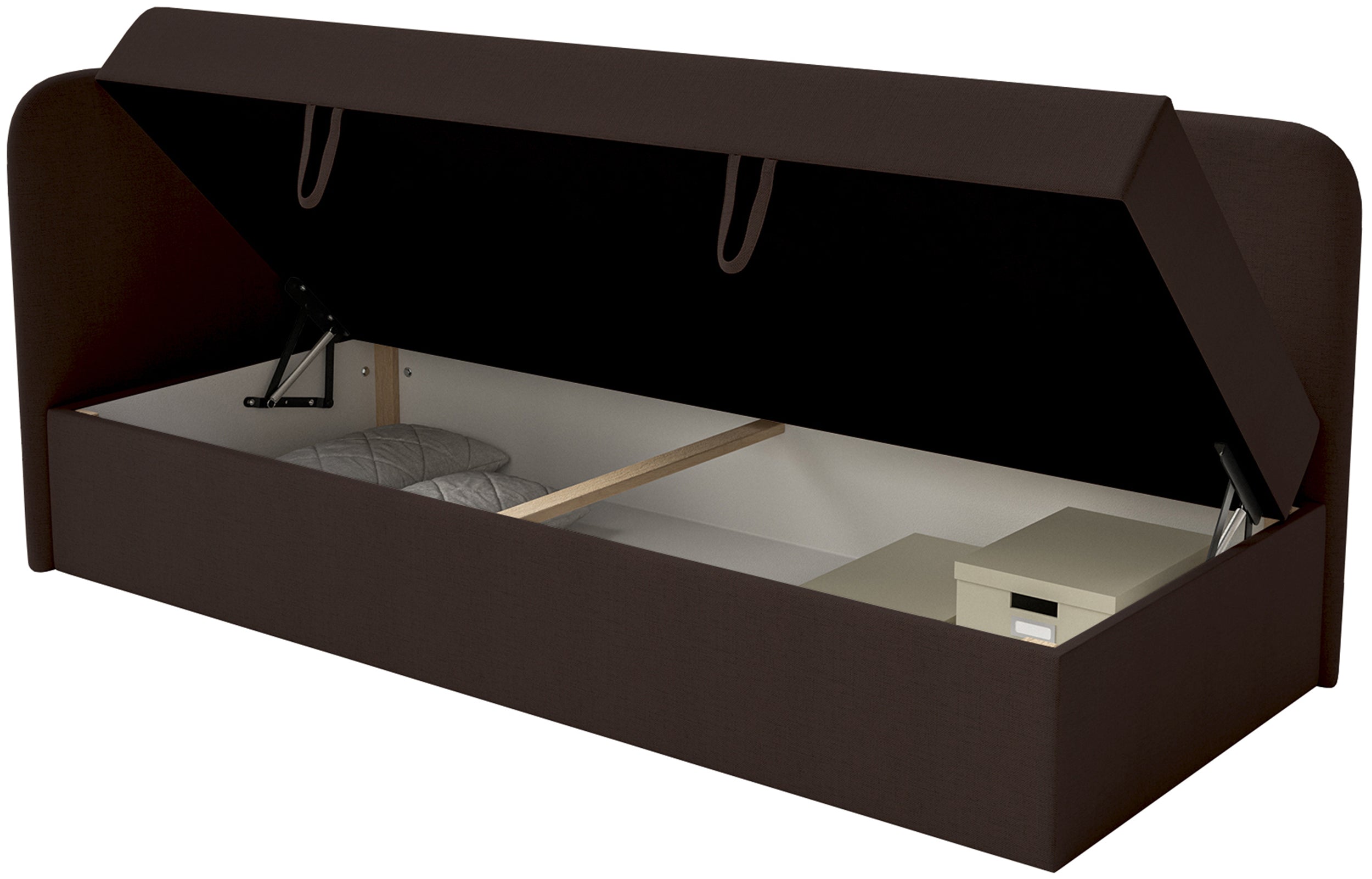 selsey-calmmo-jugendbett-90x200-cm-links-dunkelbraun-chenille-mit-stauraum image 7