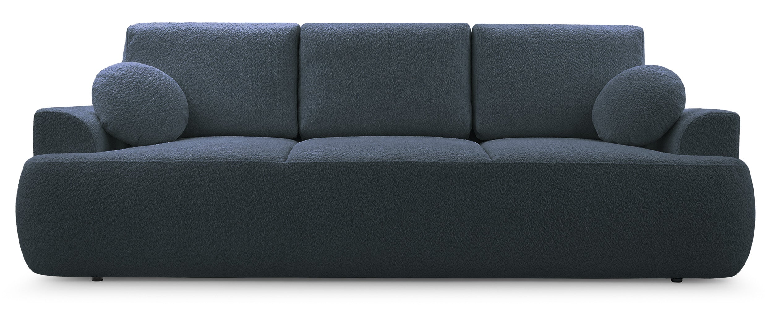 selsey-barletto-dreisitziges-schlafsofa-mit-stauraum-dunkelgrauer-boucl image 1