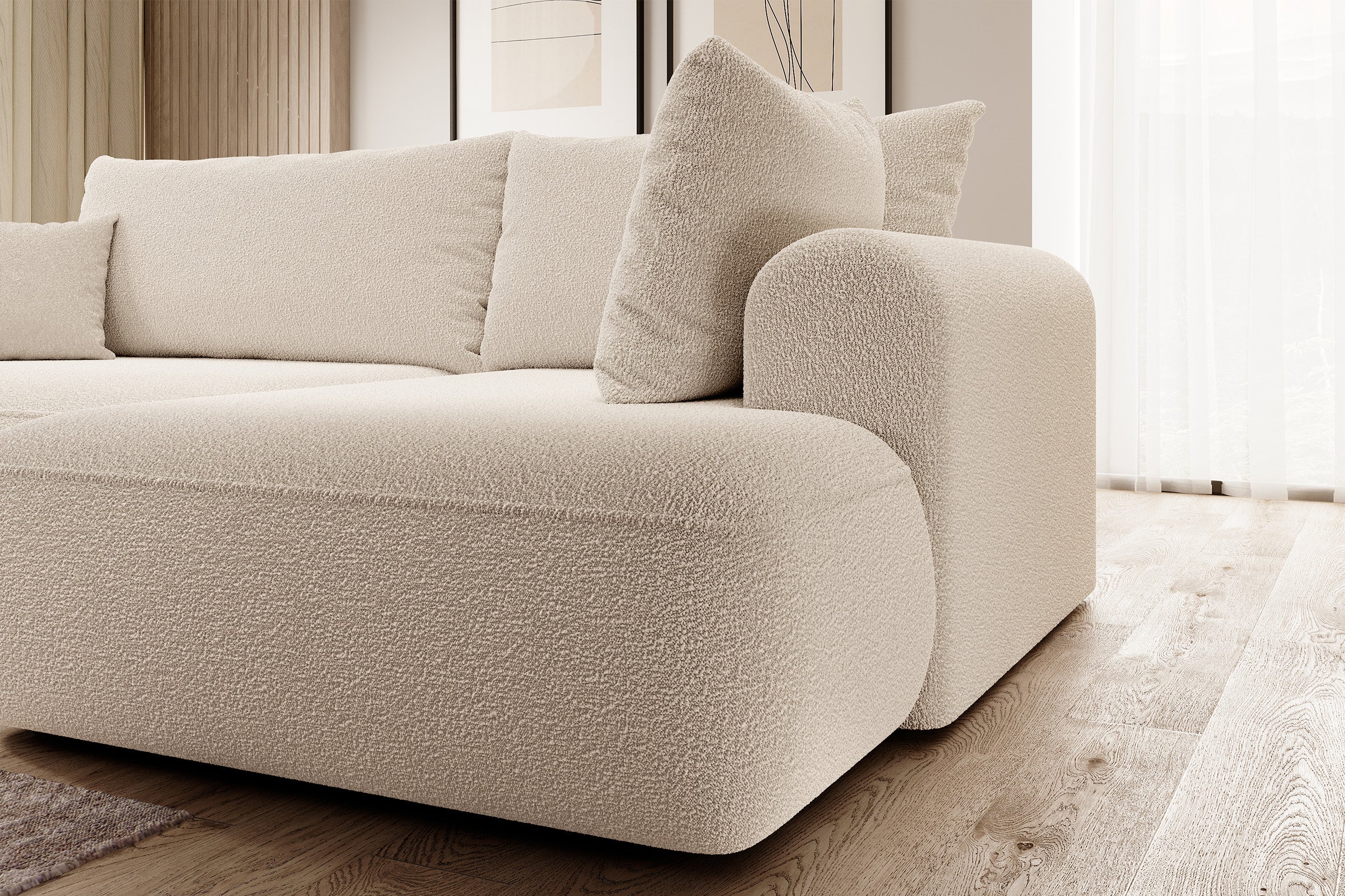 selsey-ovo-ecksofa-l-form-mit-schlaffunktion-rechts-beige-boucl-mit-stauraum-arm image 3