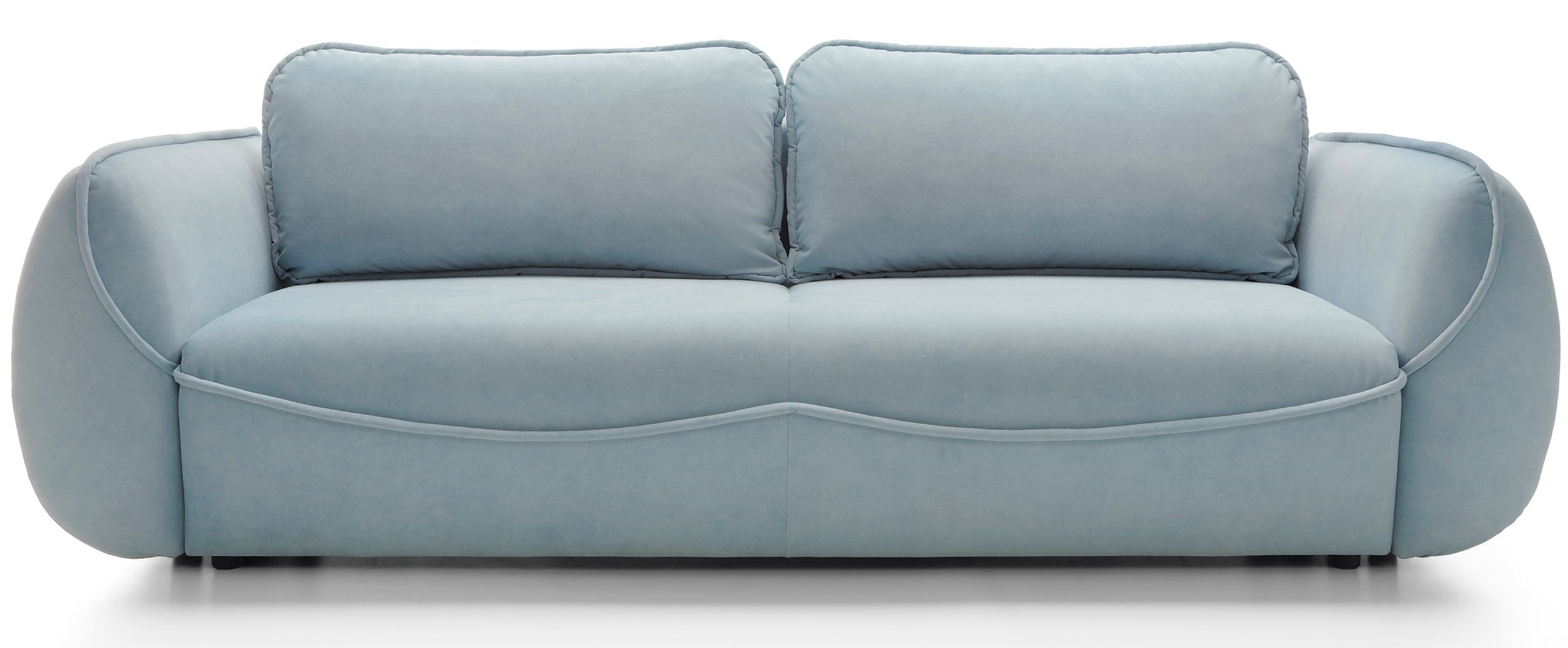 selsey-cutie-dreisitziges-schlafsofa-ausklappbar-mit-stauraum-hellblauer-pflegel image 1