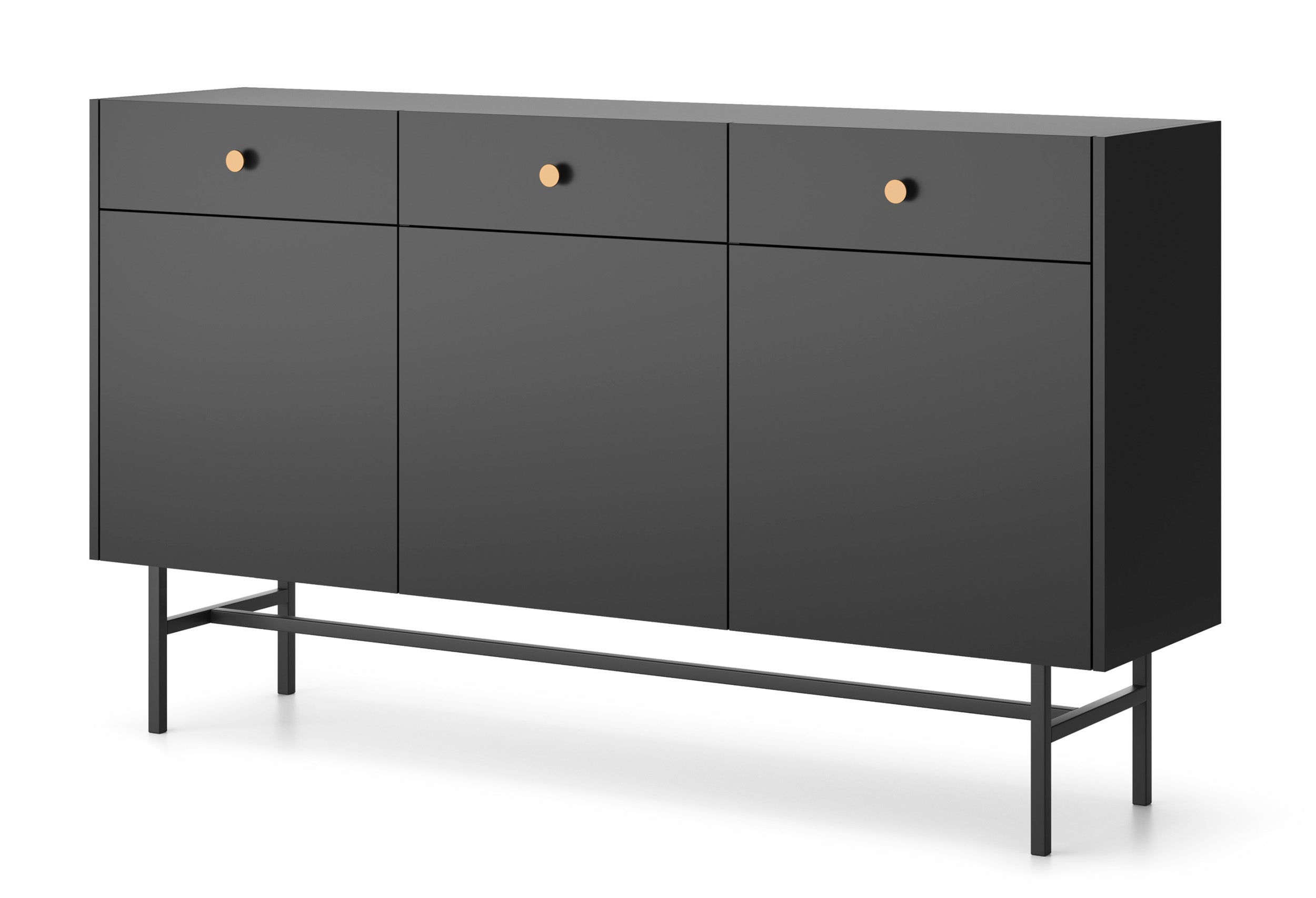 selsey-divenos-dreht-r-kommode-mit-schubladen-155-cm-schwarz image 1