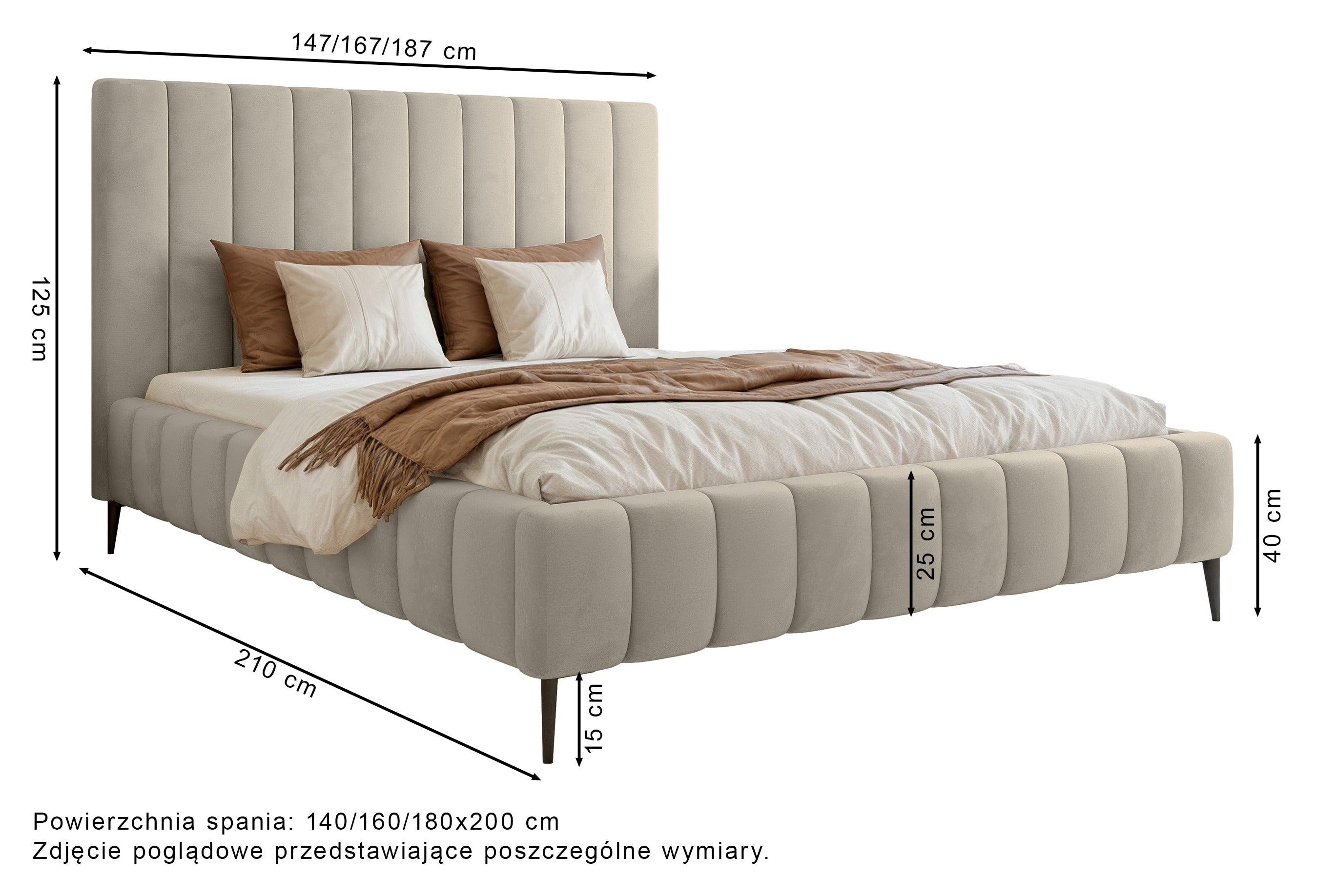 selsey-fiarro-polsterbett-140x200-cm-mit-bettkasten-grau-beige-samtvelours image 5