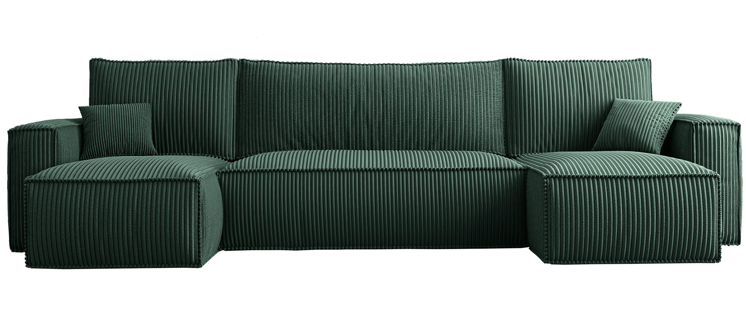 selsey-scarlo-u-ecksofa-mit-schlaffunktion-und-stauraum-dunkelgr-ner-cordstoff image 1