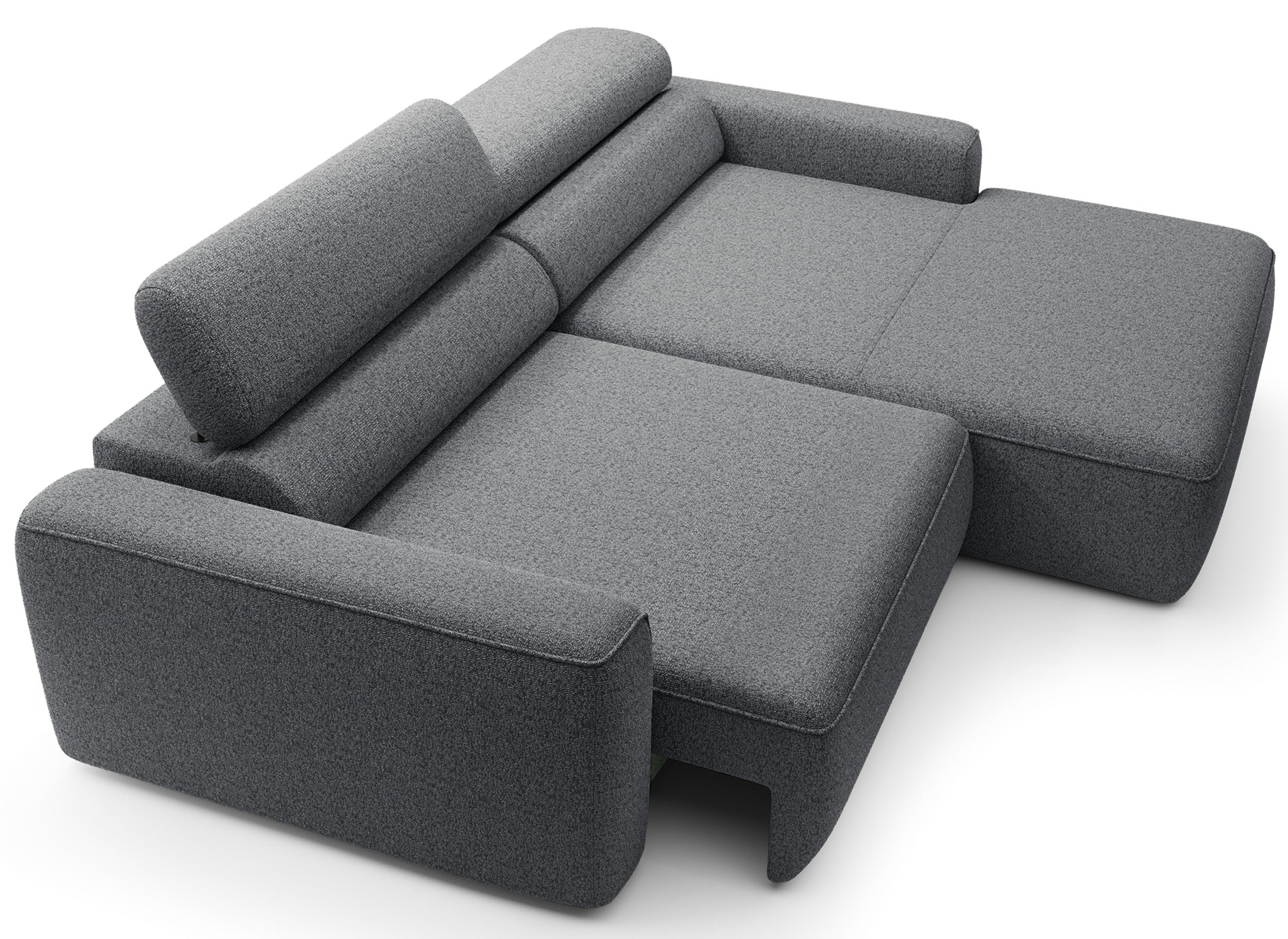 selsey-fando-ecksofa-mit-elektrischem-auszug-l-f-rmig-rechtsseitig-grau-geflecht image 3