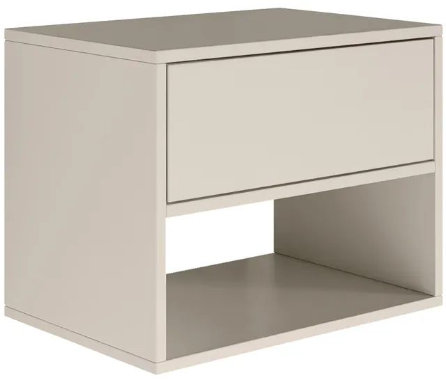selsey-framme-h-ngender-nachttisch-50-cm-mit-schublade-und-fach-kaschmir image 1