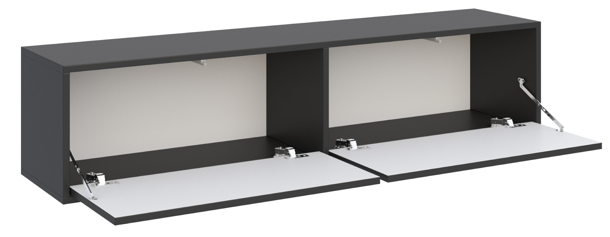 selsey-velveto-h-ngender-tv-schrank-140-cm-mit-zwei-klappen-schwarz image 3