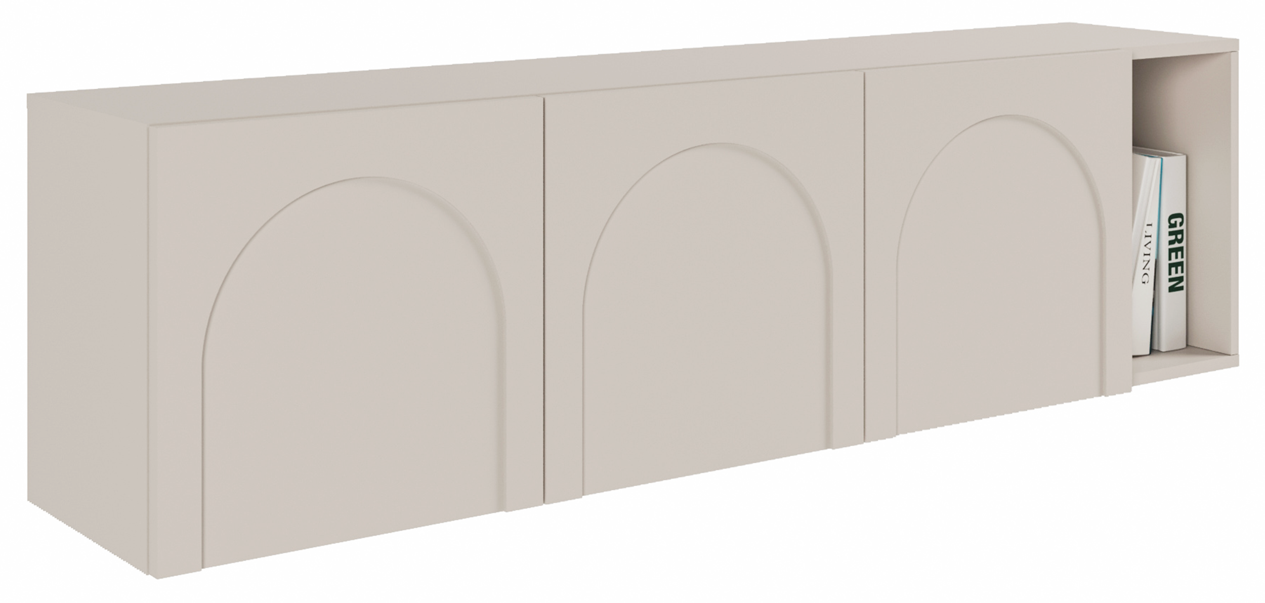 selsey-arkadia-tv-schrank-175-cm-kaschmir-mit-4-t-ren-gefr-ste-bogen-fronten image 1