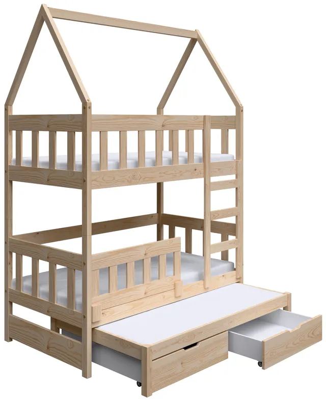 selsey-vistena-etagenbett-75x180-cm-f-r-3-personen-hausform-kiefernholz-mit-schu image 1