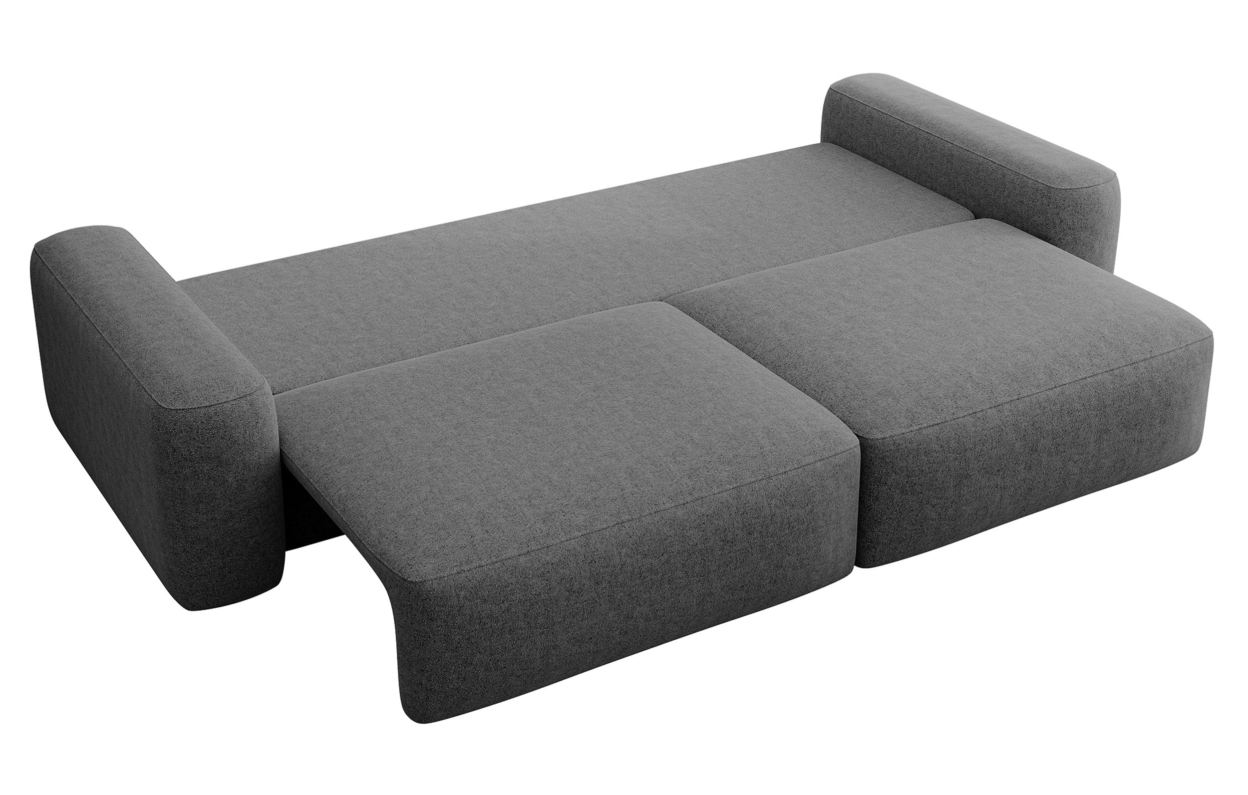 selsey-carnos-dreisitzer-ausziehsofa-dunkelgrau-chenille-hydrophob-schwarze-bein image 6
