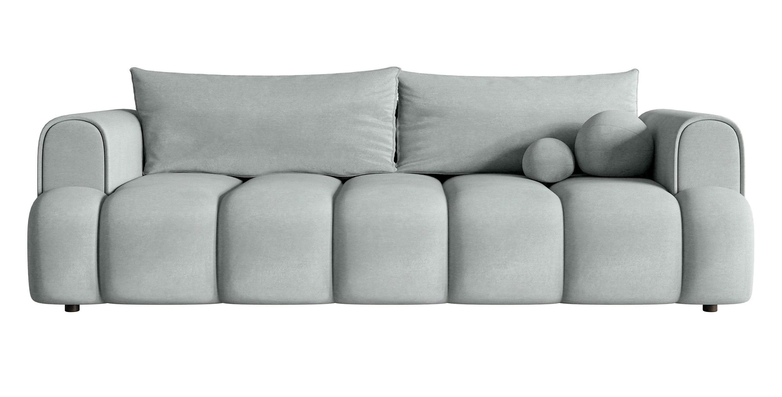 selsey-dandelino-3-sitzer-sofa-hellgrau-velours-wasserabweisend-mit-schlaffunkti image 1