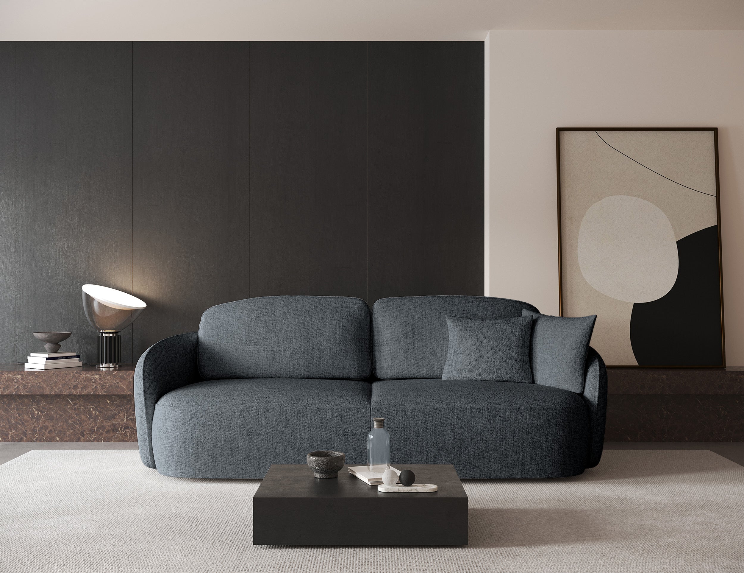 selsey-savoy-schlafsofa-3-sitzer-ausklappbar-mit-stauraum-dunkelgraues-geflecht image 2