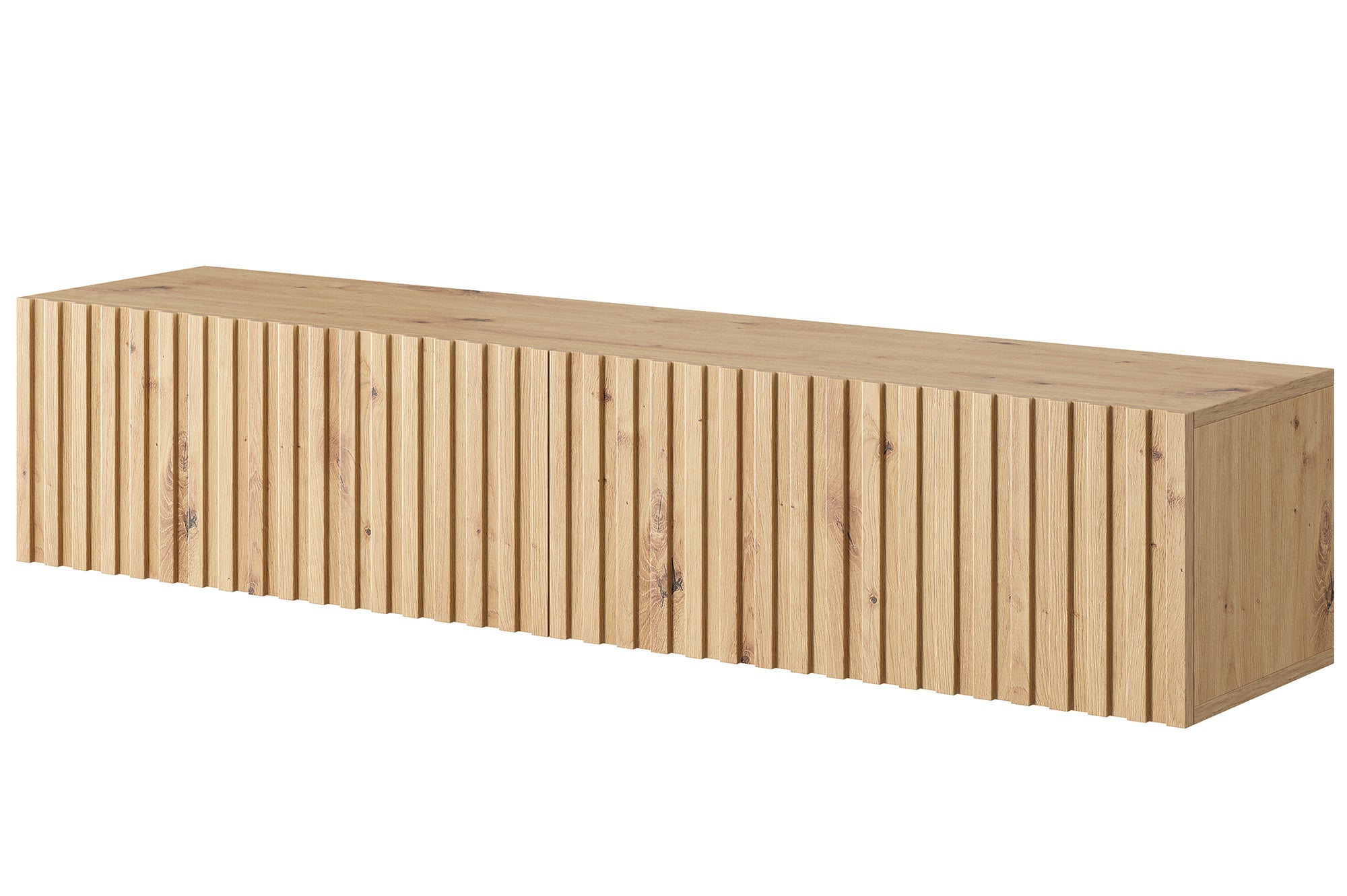 selsey-telire-tv-schrank-138-6-cm-artisan-eiche-mit-lamellen image 1