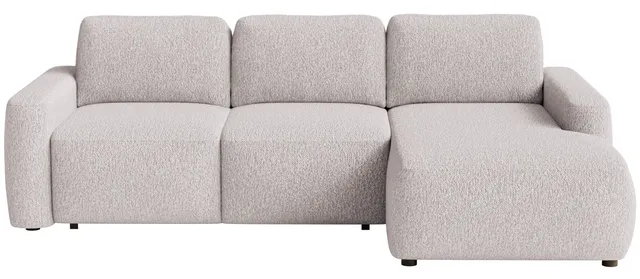 selsey-ecksofa-carnos-mini-l-form-rechts-beige-chenille-mit-schlaffunktion image 1