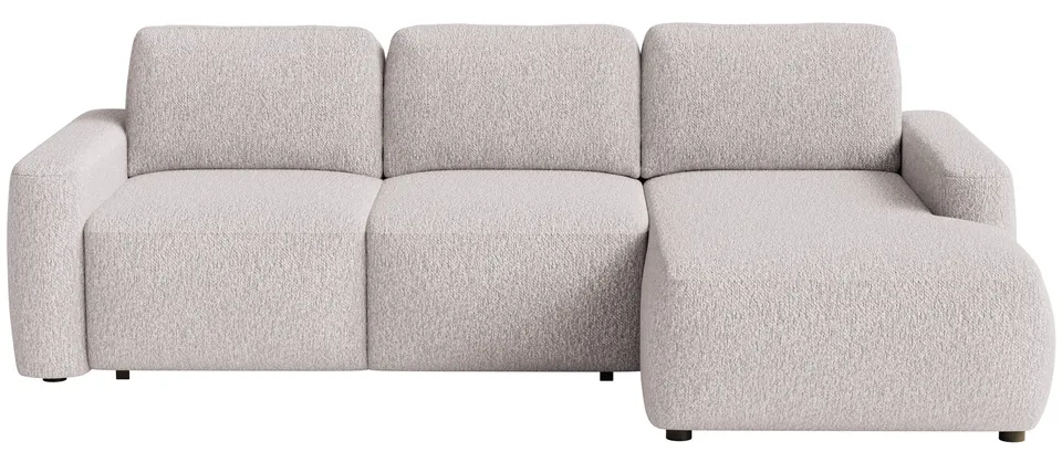 selsey-ecksofa-carnos-mini-l-form-rechts-beige-chenille-mit-schlaffunktion image 1