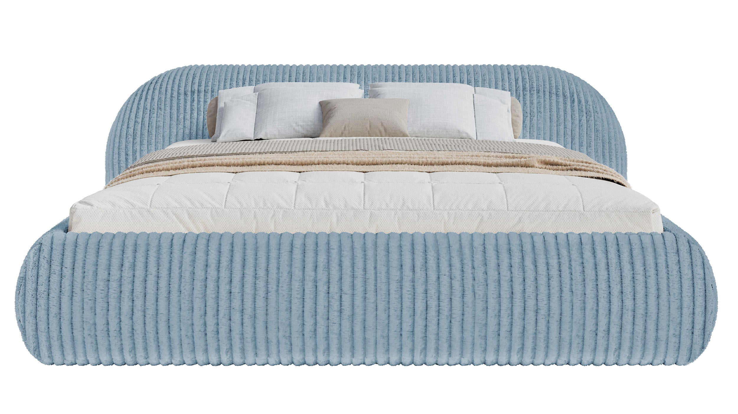 selsey-shels-low-polsterm-belbett-140x200-cm-mit-stauraum-blaue-cordstruktur-met image 4