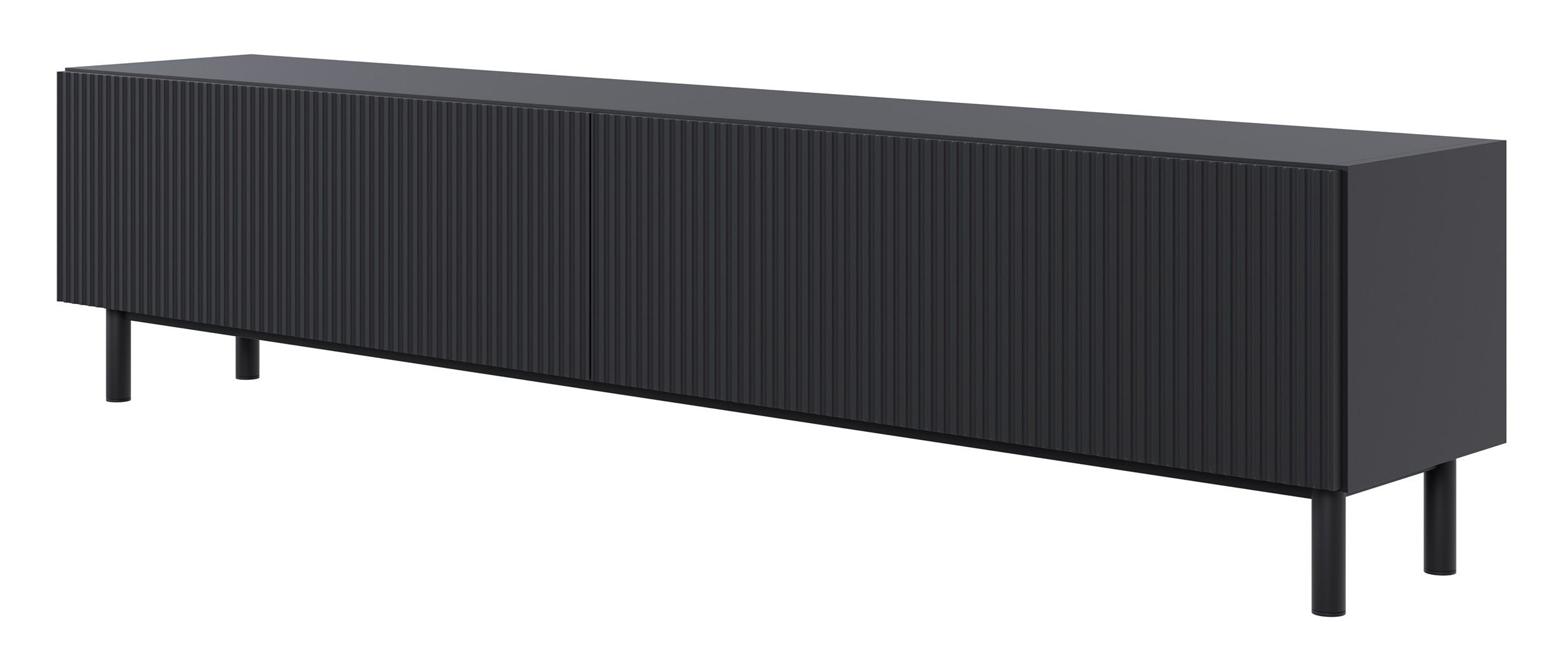 selsey-veldio-new-tv-schrank-175-cm-schwarz-mit-gefr-ster-front image 7