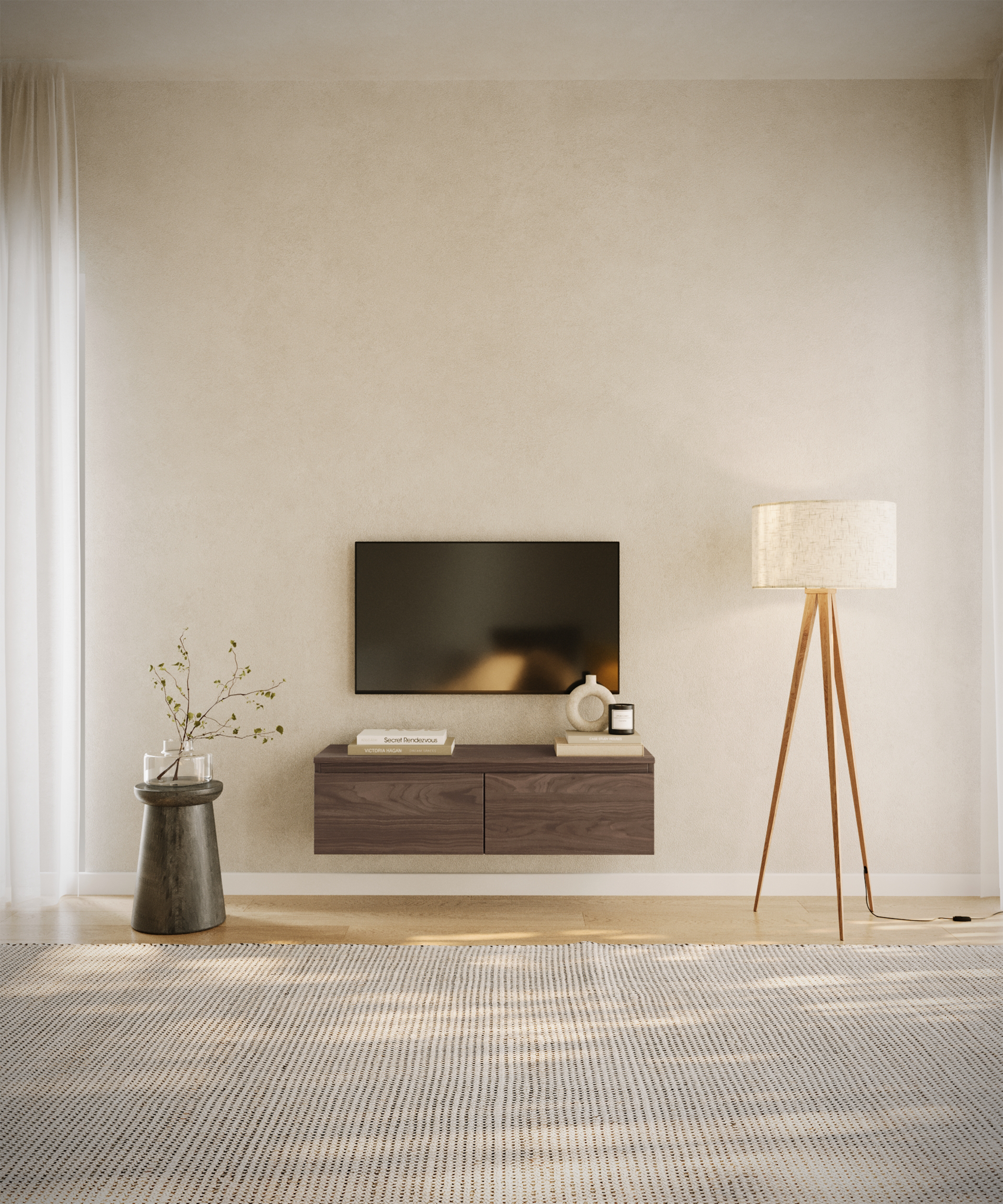 selsey-bemmi-h-ngender-tv-schrank-100-cm-wisconsin-nussbaum image 3