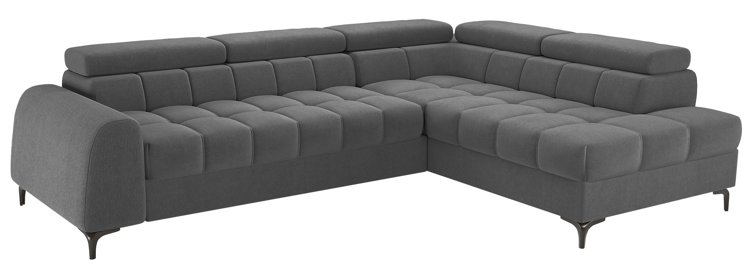 selsey-arellio-ecksofa-mit-schlaffunktion-rechtsseitig-l-form-grauer-chenille image 4