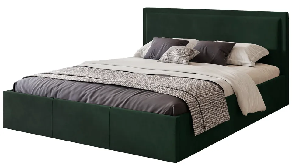 selsey-soave-polsterbett-180x200-cm-mit-stauraum-und-metallrahmen-dunkelgr-ner-s image 1