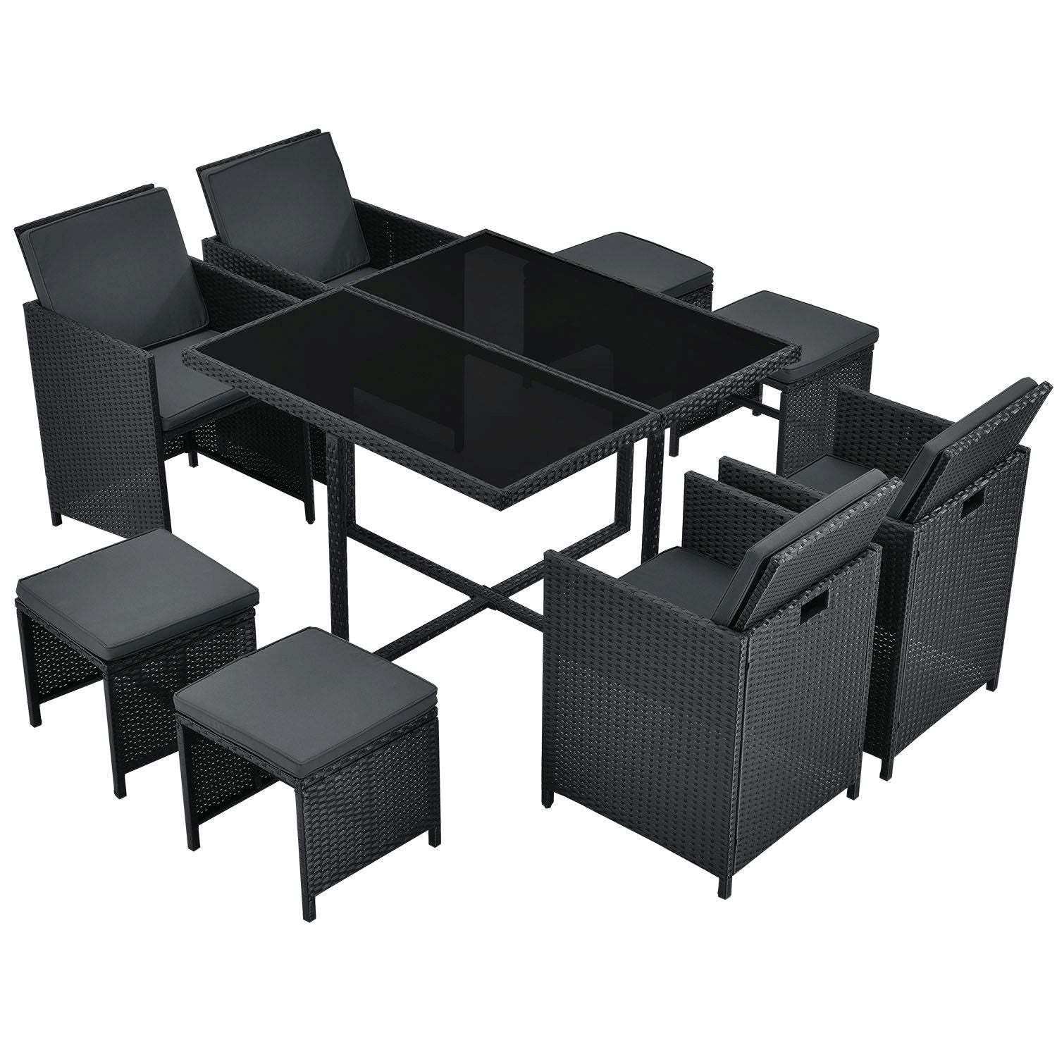 juskys-polyrattan-sitzgruppe-baracoa-l-9-teilig-f-r-8-personen image 1