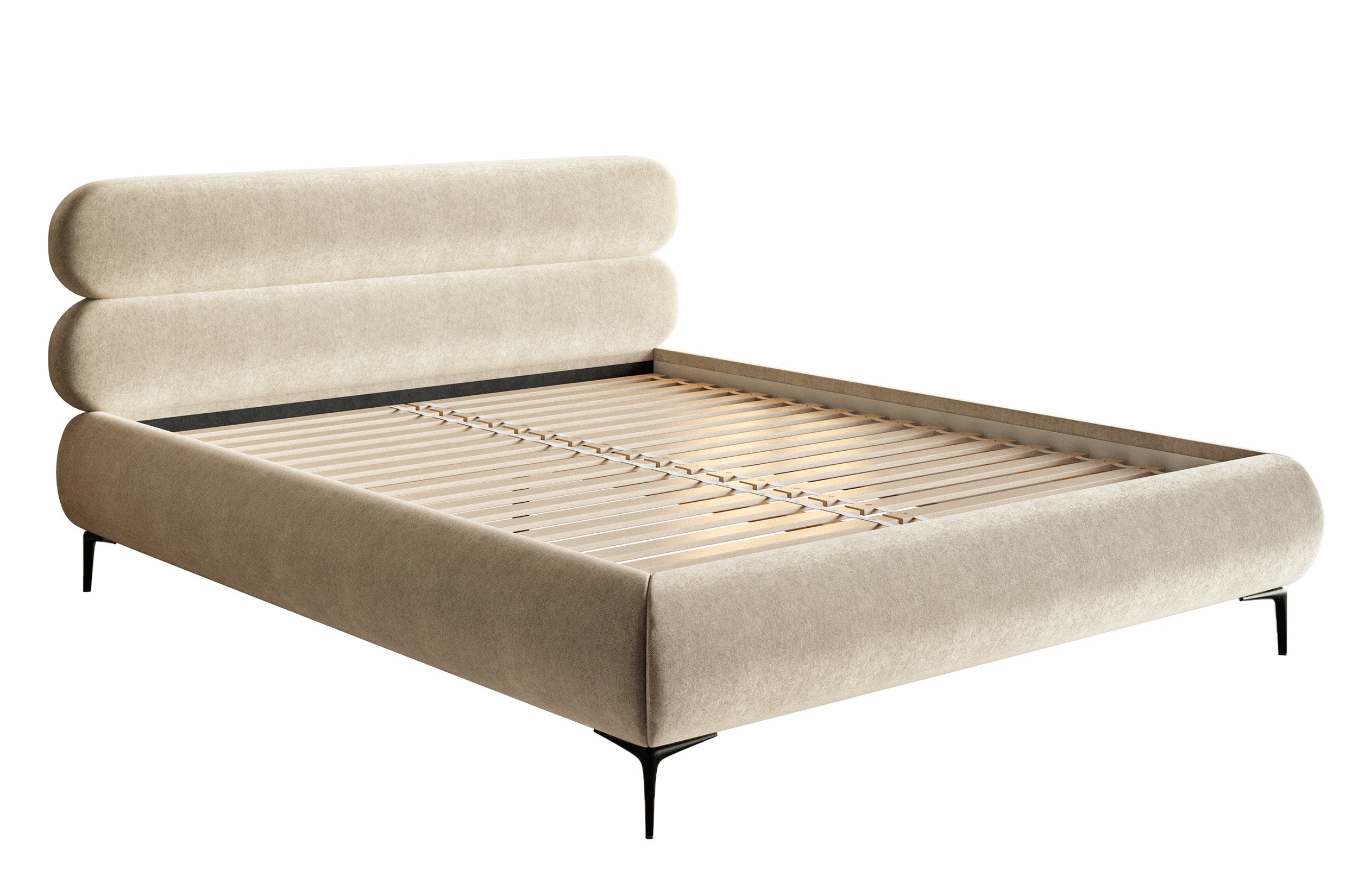 selsey-roule-polsterbett-160x200-cm-hellbeige-velours-wasserabweisend-schwarze-f image 7
