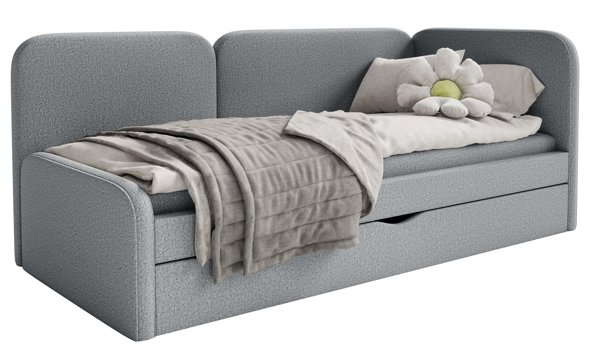 selsey-cuddy-jugendbett-90x200-cm-rechtsseitig-mit-matratze-und-stauraum-grauer- image 1
