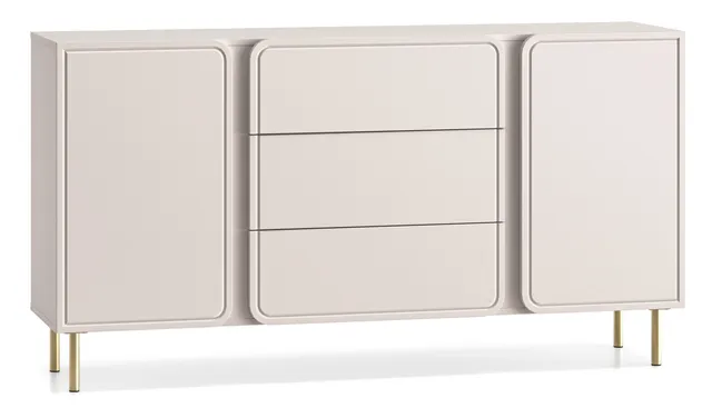 selsey-loppa-zweit-rige-kommode-mit-drei-schubladen-160-cm-kaschmir image 1