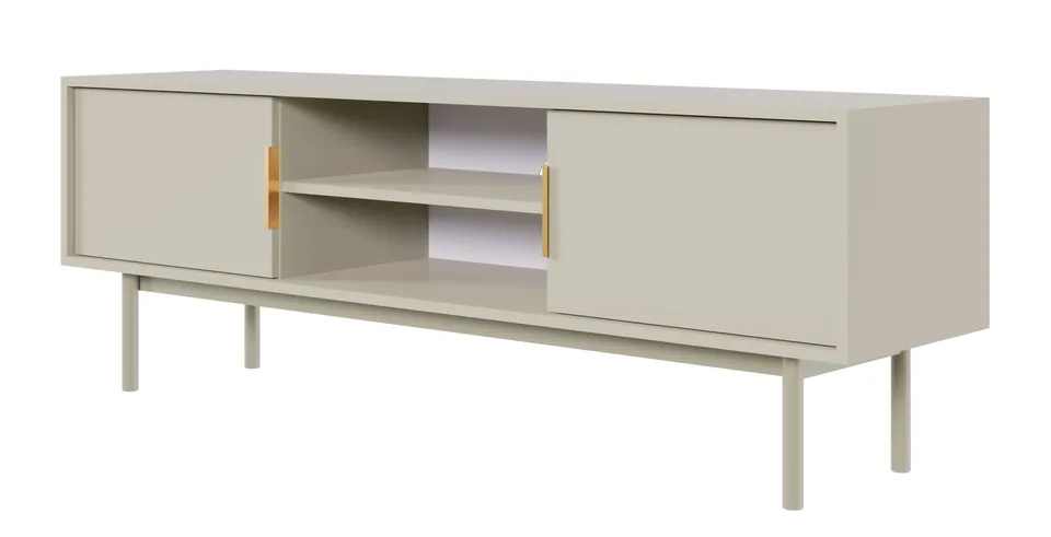 selsey-viviaro-tv-schrank-154-cm-kaschmir-mit-2-t-ren-und-nischen image 1
