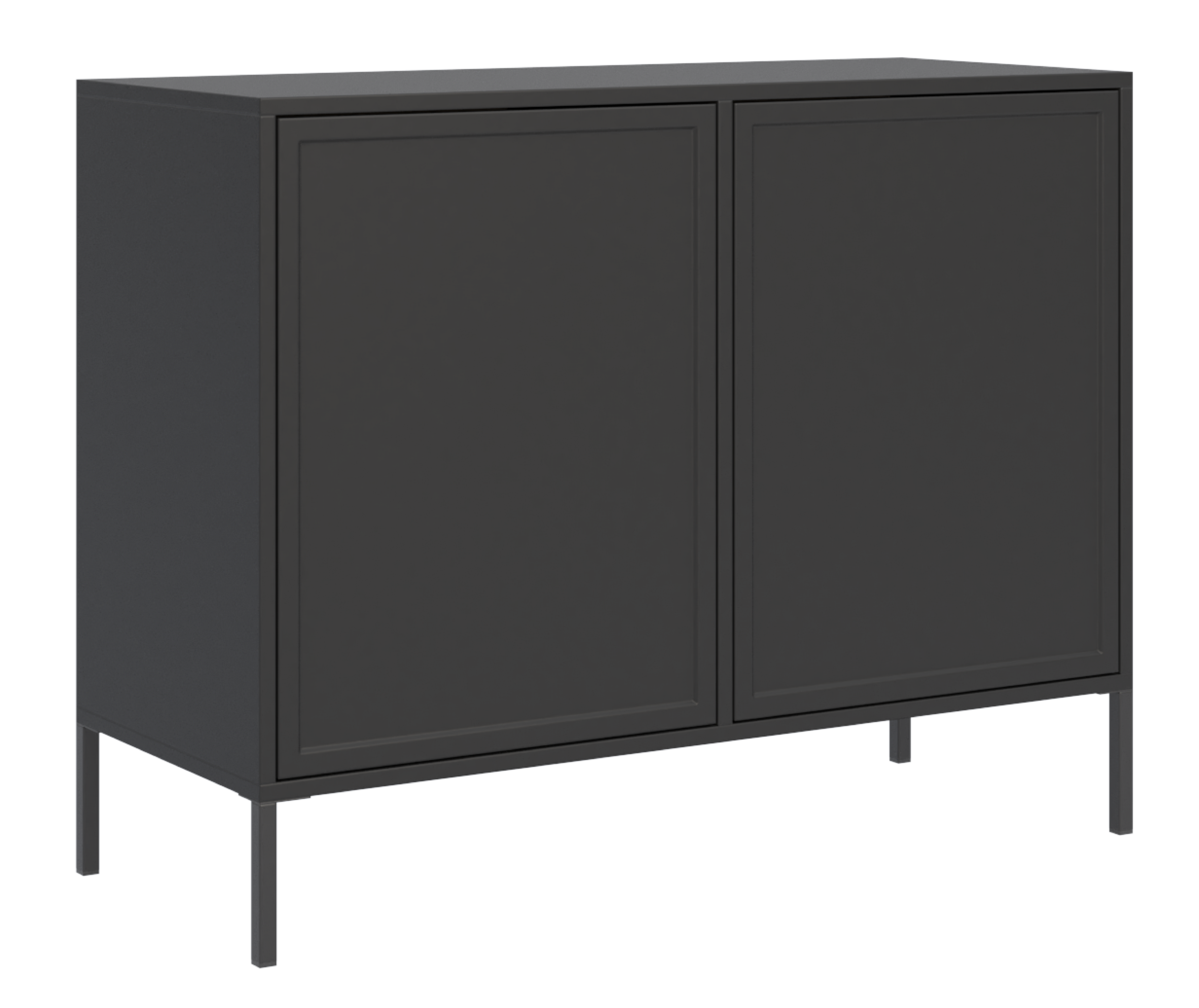 selsey-velveto-zweifl-gelige-kommode-100-cm-schwarz image 1