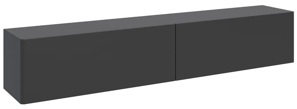 selsey-olio-h-ngender-tv-schrank-175-cm-mit-zwei-klappen-schwarz image 1