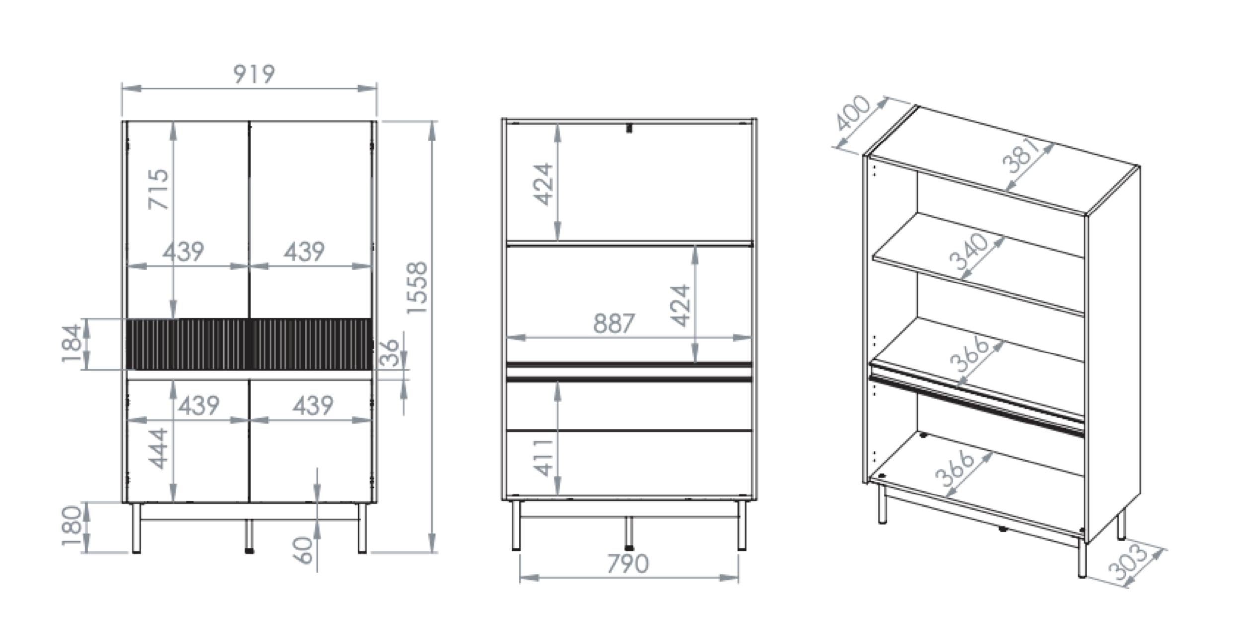 selsey-dunea-hohe-kommode-92-cm-4-t-rig-kaschmir-eiche-mit-rillenfront image 8