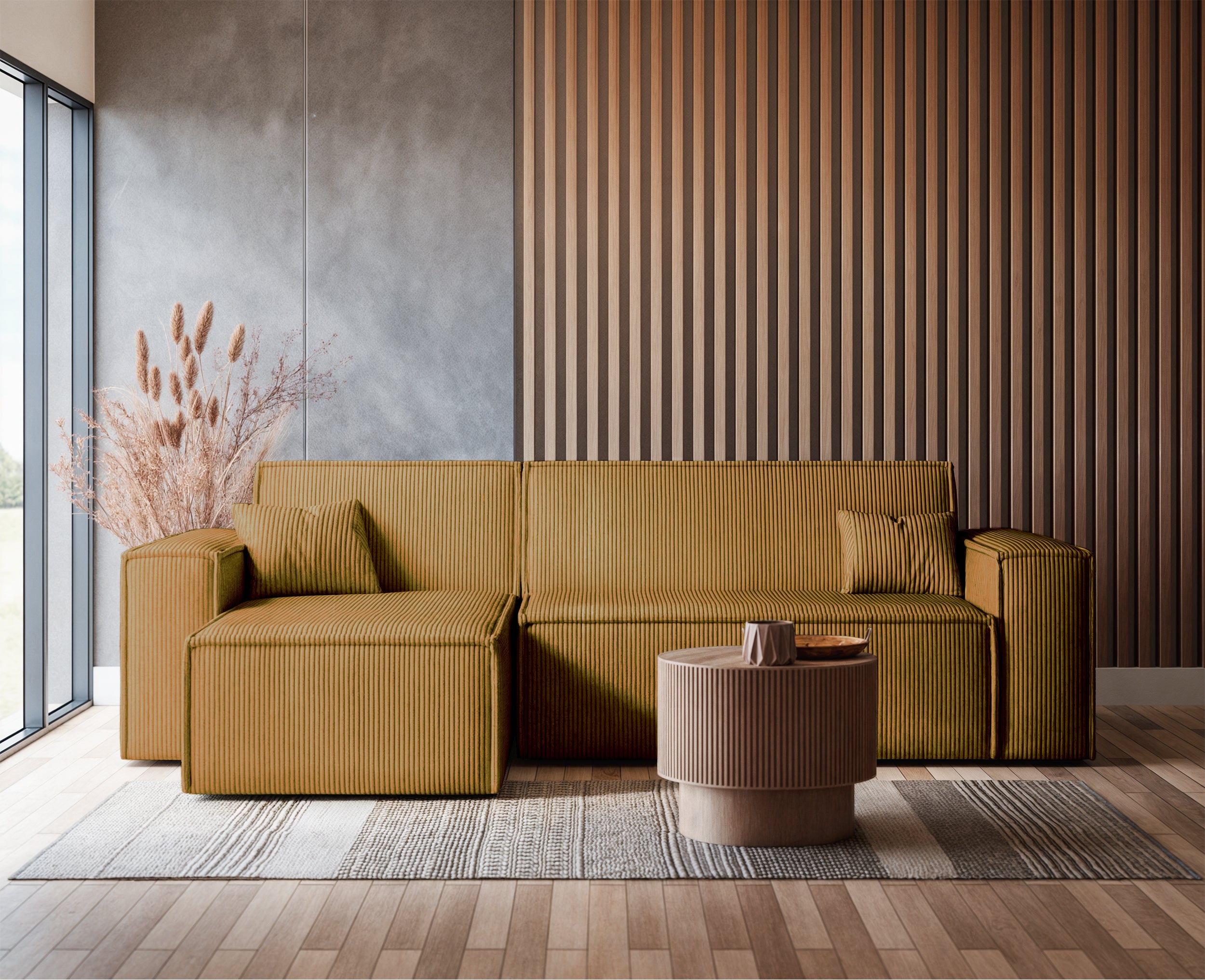 selsey-scarlo-ecksofa-l-f-rmig-mit-schlaffunktion-und-stauraum-senfgelber-cordst image 8