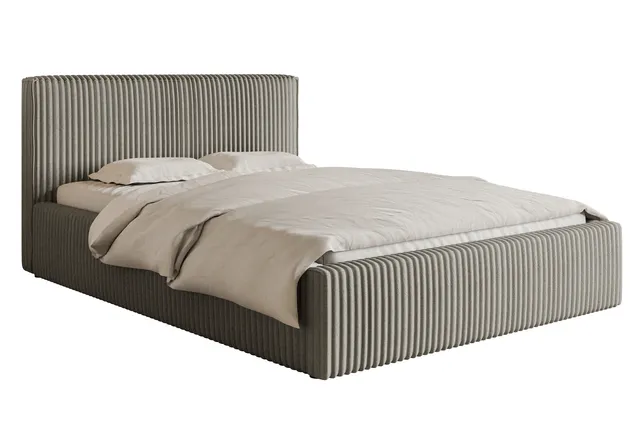 selsey-tilio-polsterbett-140x200-cm-mit-stauraum-grau-beige-cordstoff image 1