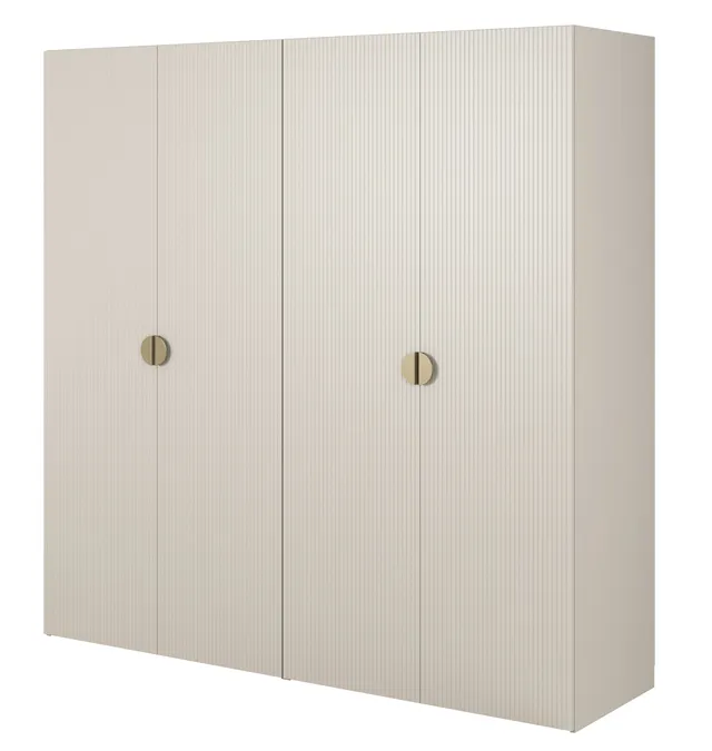 selsey-moonir-kleiderschrank-4-t-rig-200-cm-grau-beige-mit-stangen-und-regalen image 1
