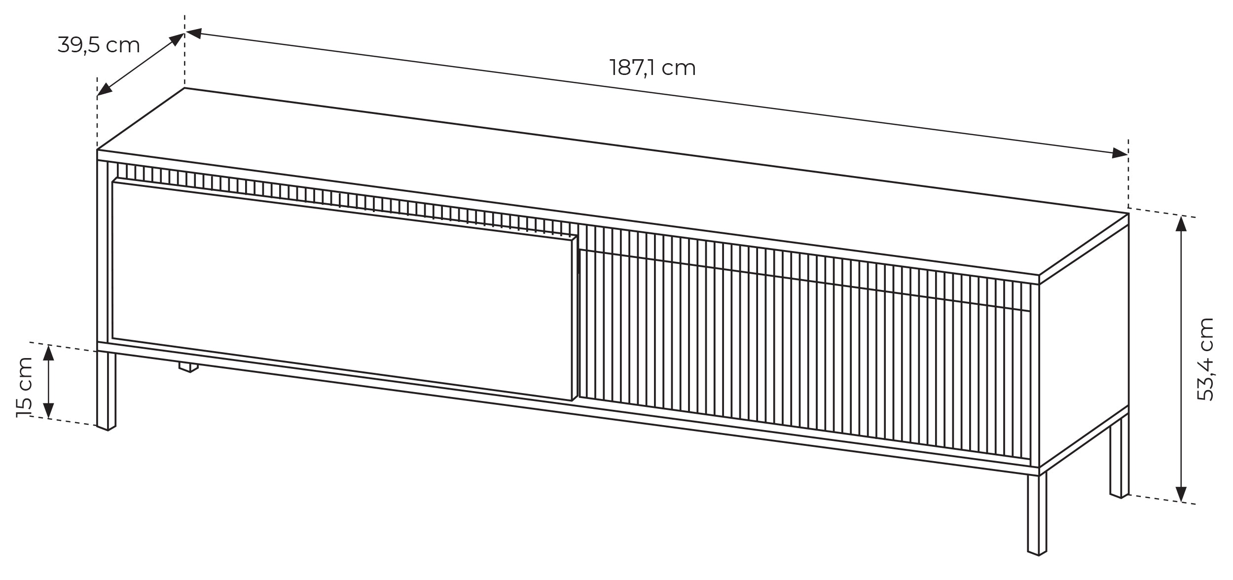 selsey-falsetto-tv-schrank-187-cm-schwarz-mit-zwei-t-ren-und-geriffelter-front image 8