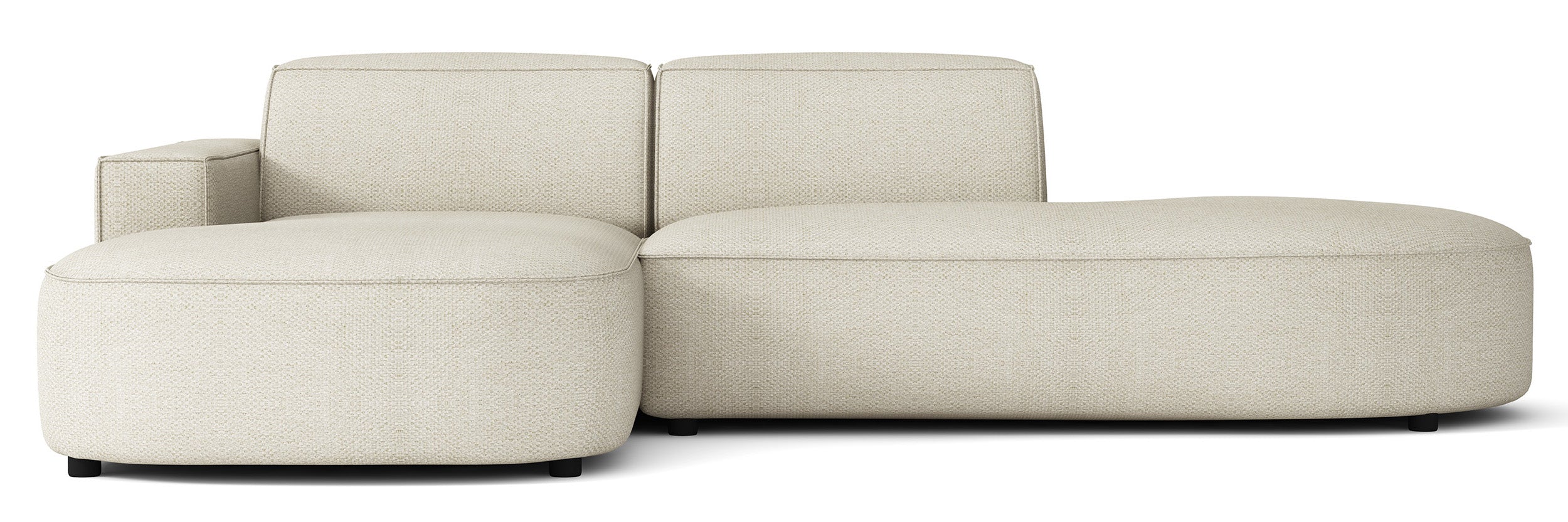 selsey-sallmo-modulares-ecksofa-links-l-form-klein-creme-hydrophober-chenille-st image 1