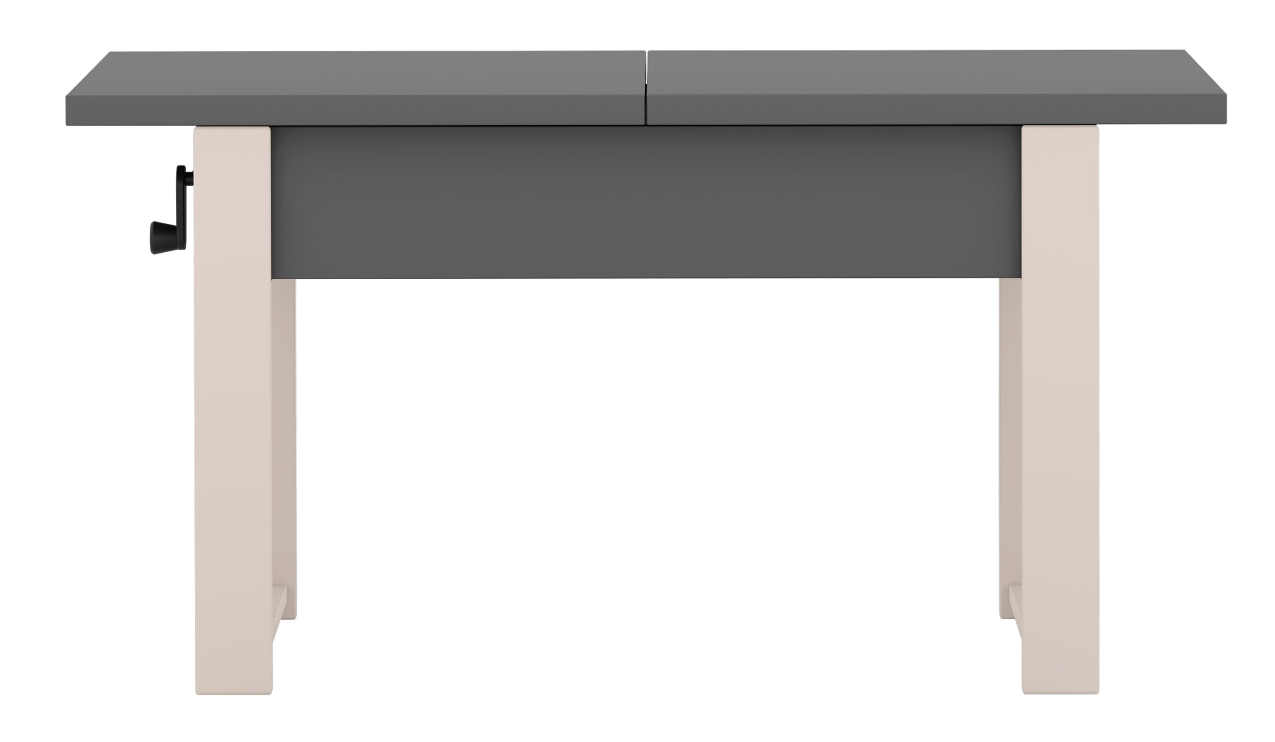 selsey-hugo-ausziehbarer-couchtisch-120-157-x67-cm-grau-diamant-mit-kaschmirbein image 5