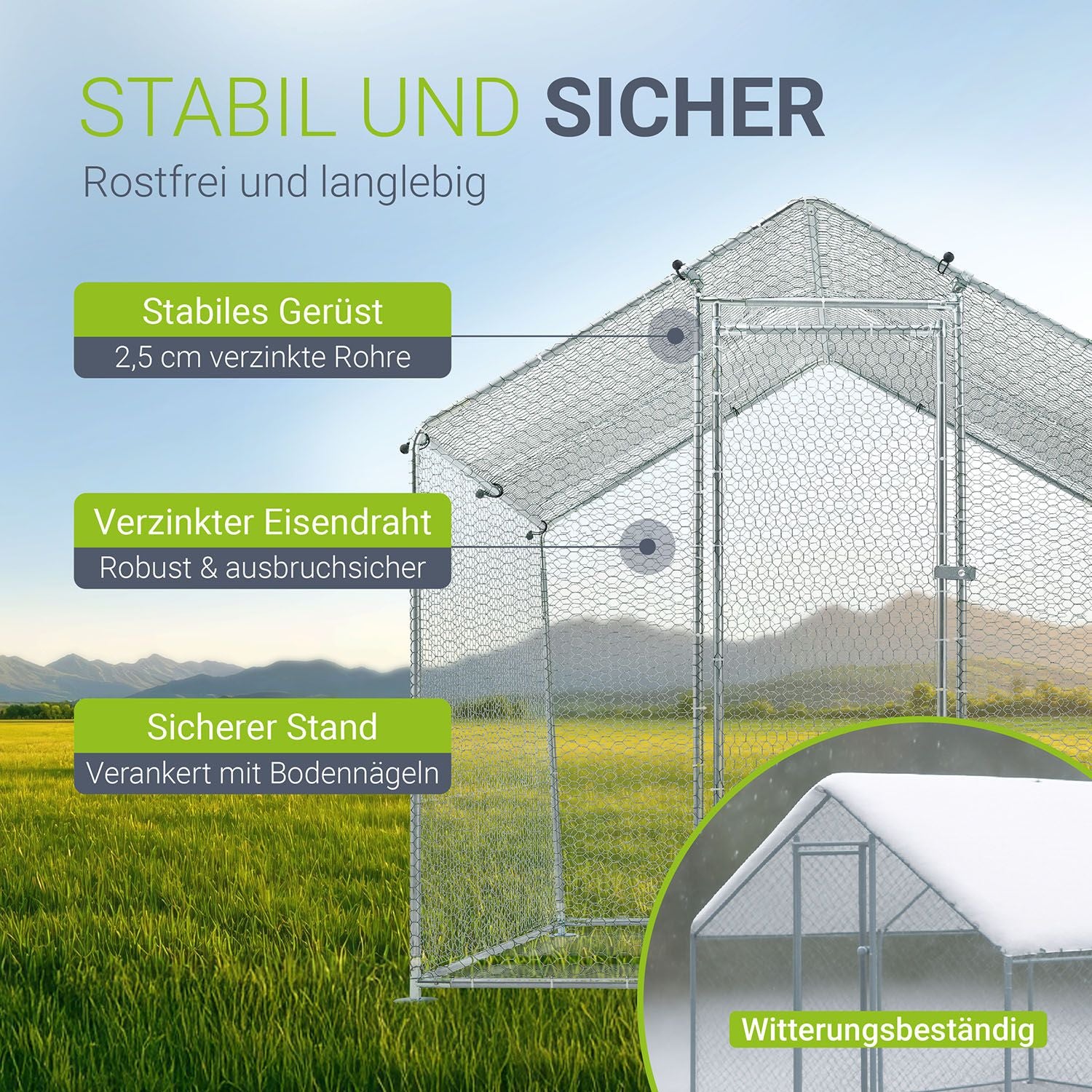 juskys-freilaufgehege-hls25t-4-m-h-hnergehege-2x2x2-m-mit-plane image 8