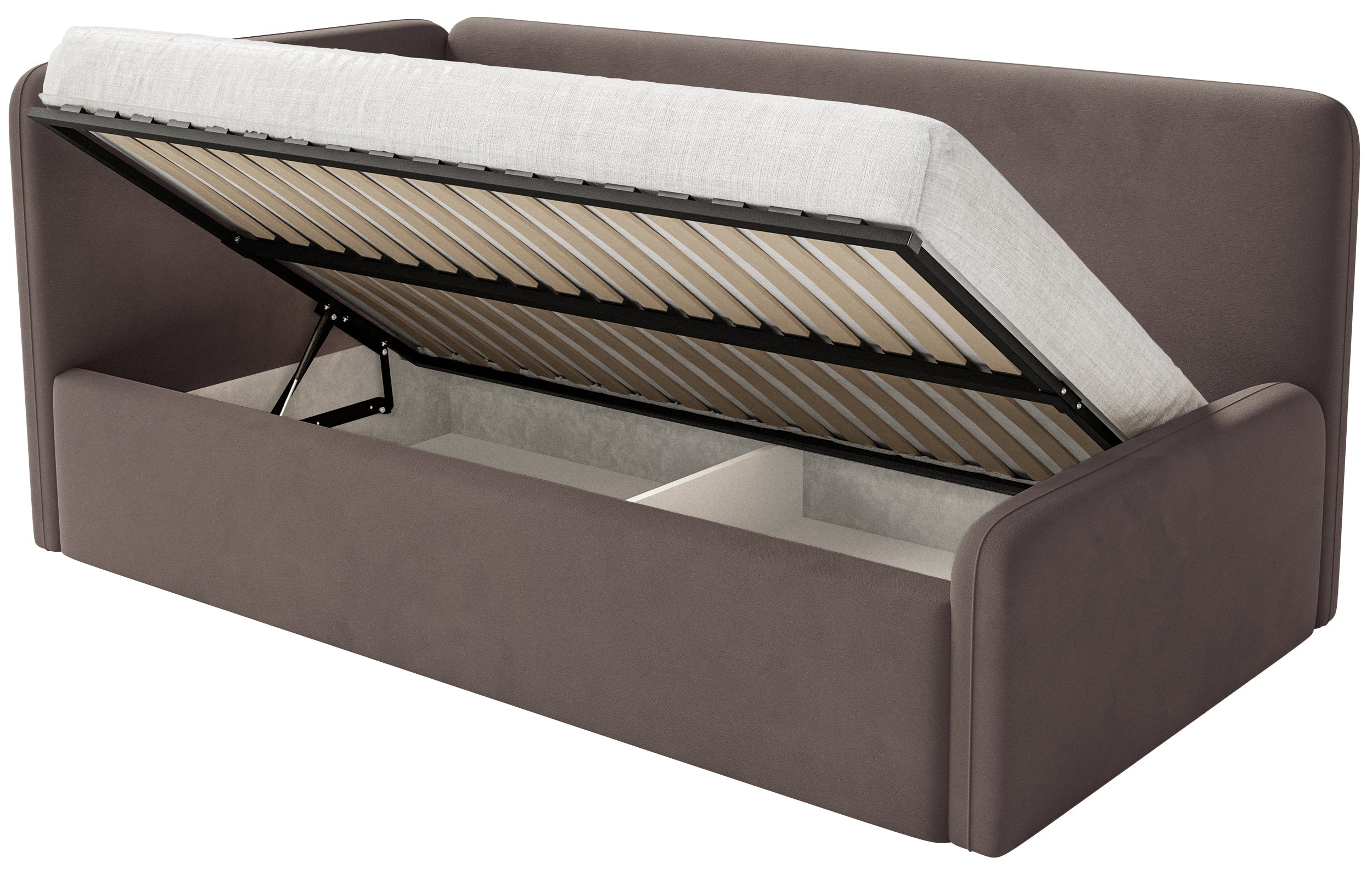 selsey-fanklo-jugendbett-120x200-cm-linksseitig-mit-stauraum-brauner-velours image 3